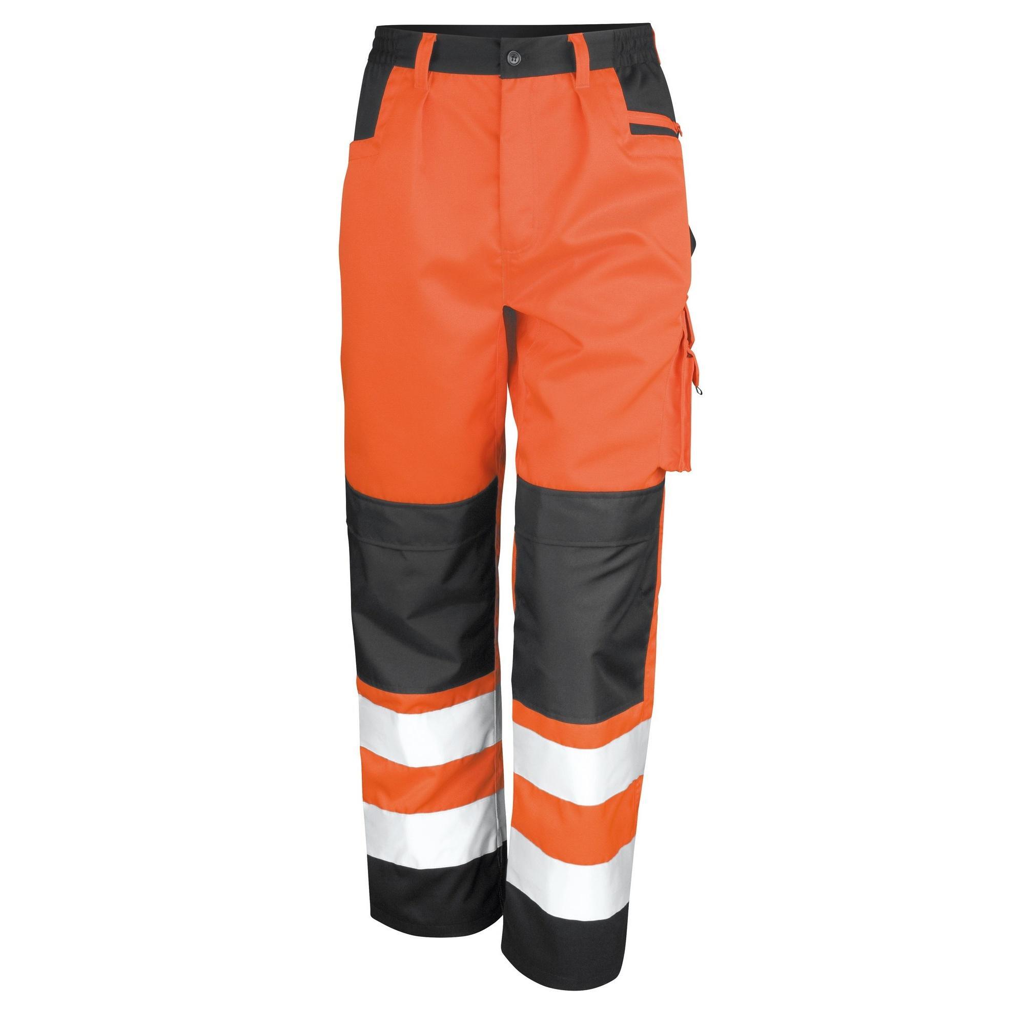 Ochronne Spodnie Dla Dorosłych Unisex Hi Viz Cargo