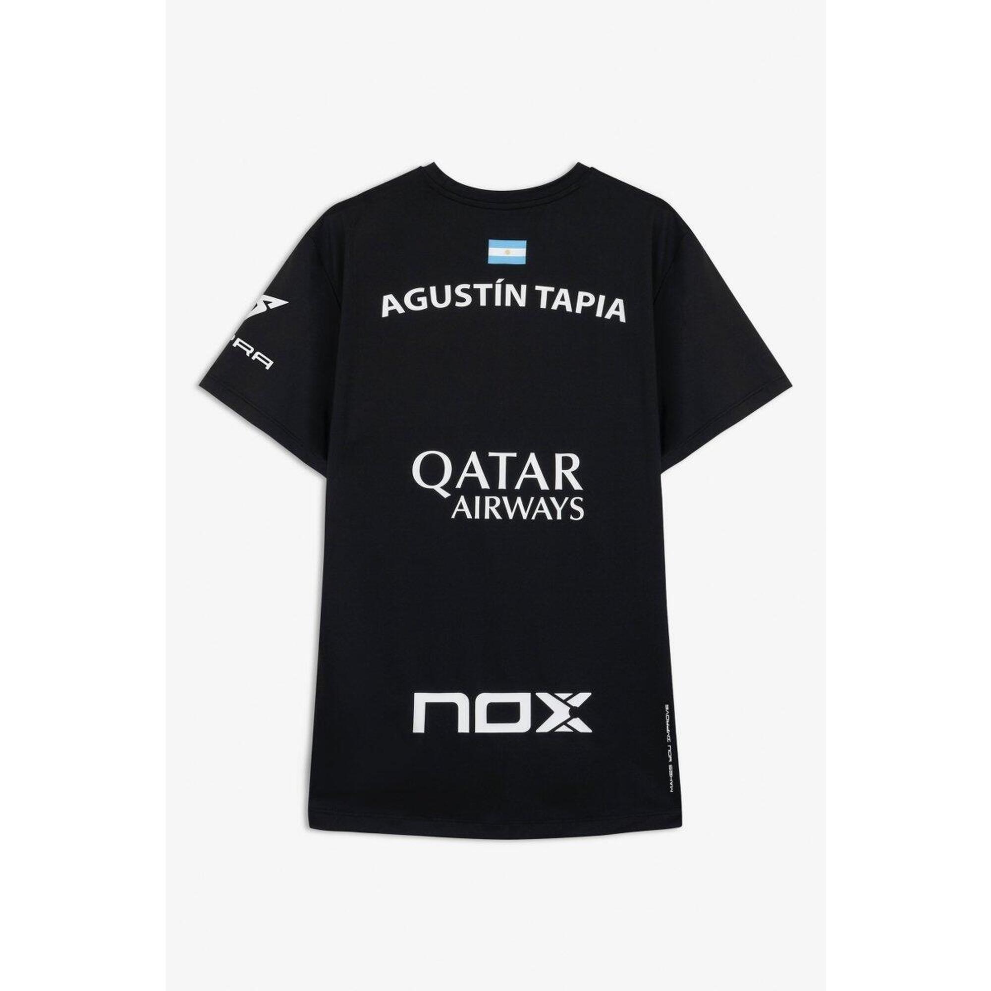 Koszulka Nox Czarna, krótki rękaw, sportowy styl