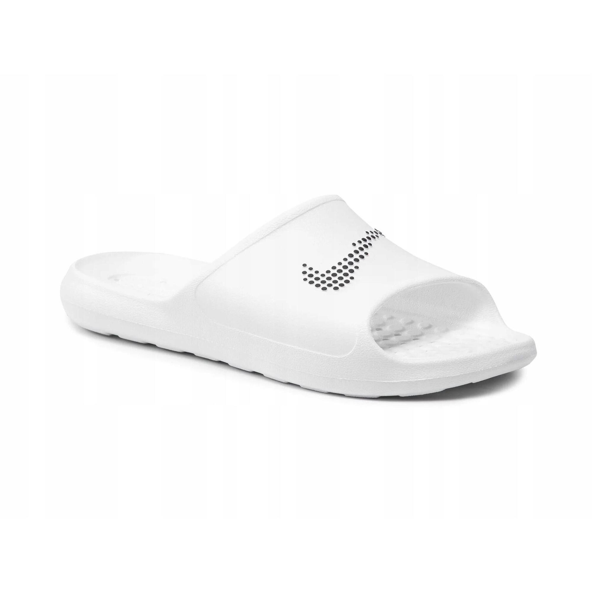 KLAPKI sportowe NIKE VICTORI ONE CZ5478-100 basenowe białe na lato 44