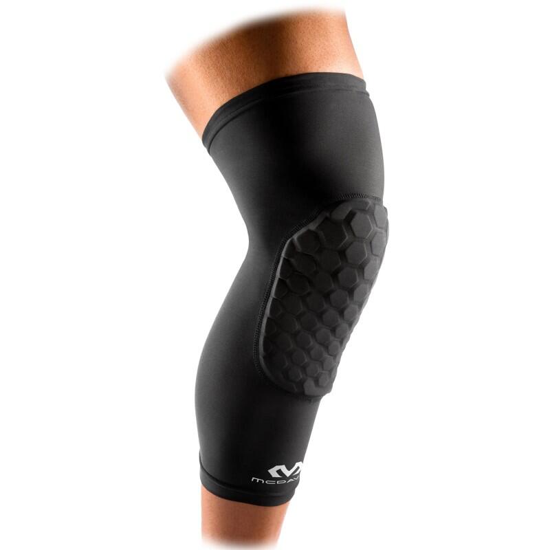 Ochraniacz na kolano ściągacz McDavid Leg HexPad czarny - 2 sztuki - 6446