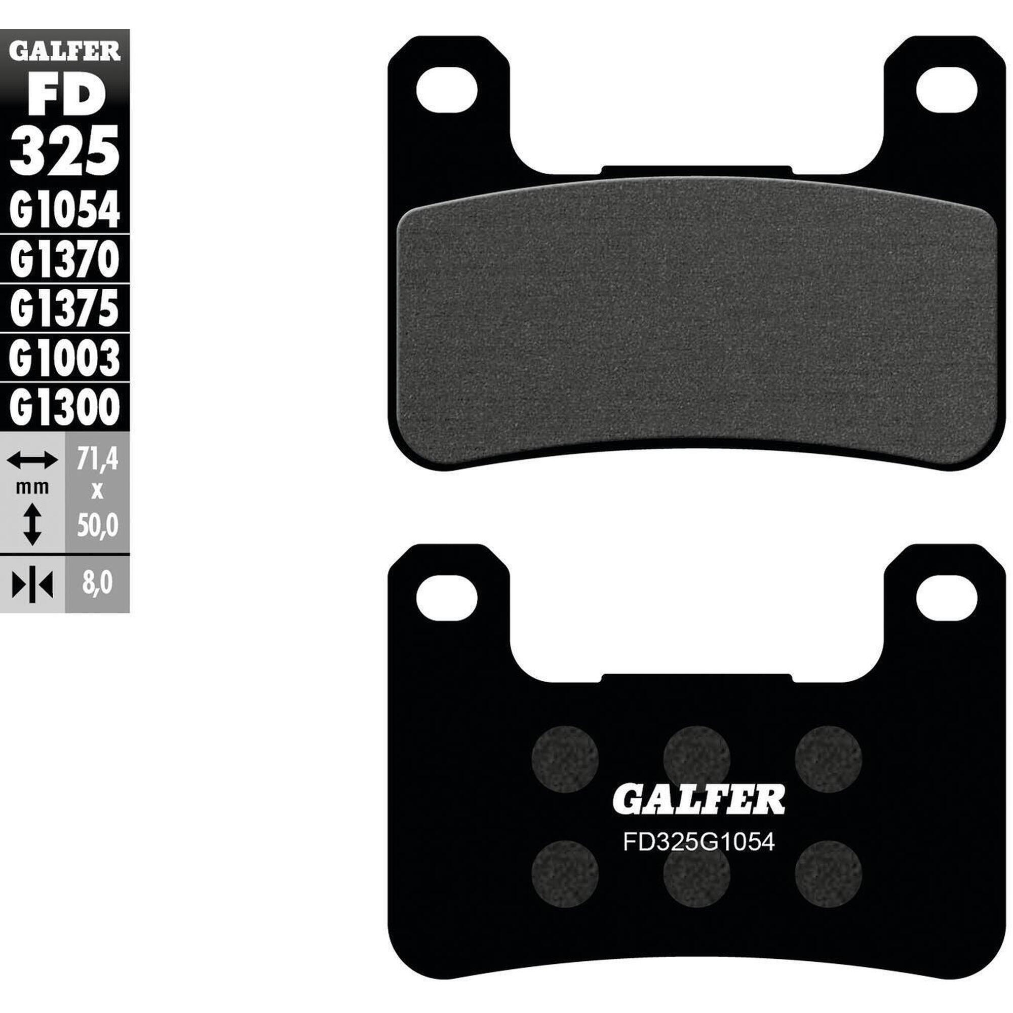 Klocki hamulcowe Galfer FD325 G1054 organiczne do rowerów miejskich