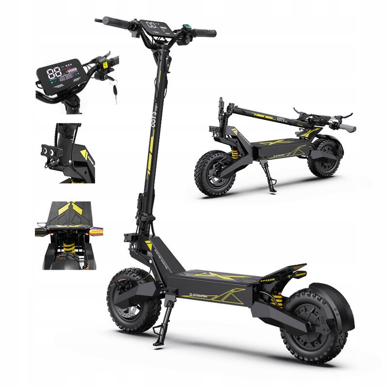 Pojazd Elektryczny Składany OOTD T10 900W 50KM/H 11" 48V 13AH 45KM miejski