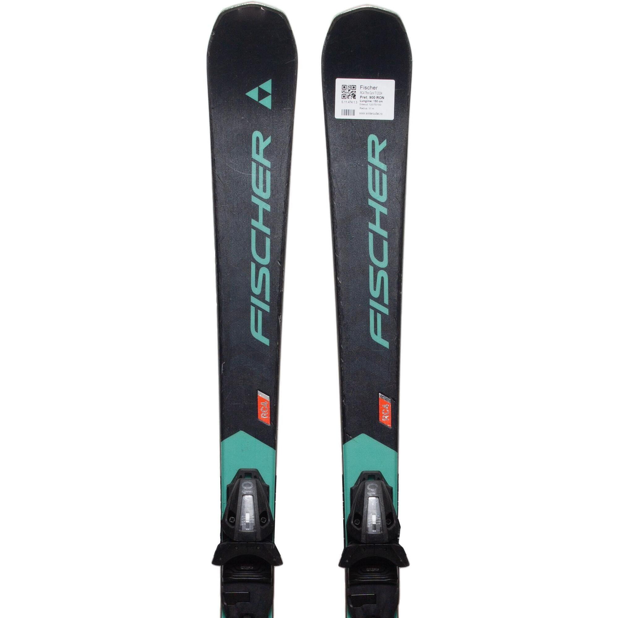 Second Life- Narty FISCHER RC4 The Curv TI 2024, 150 cm- Stan bardzo dobry