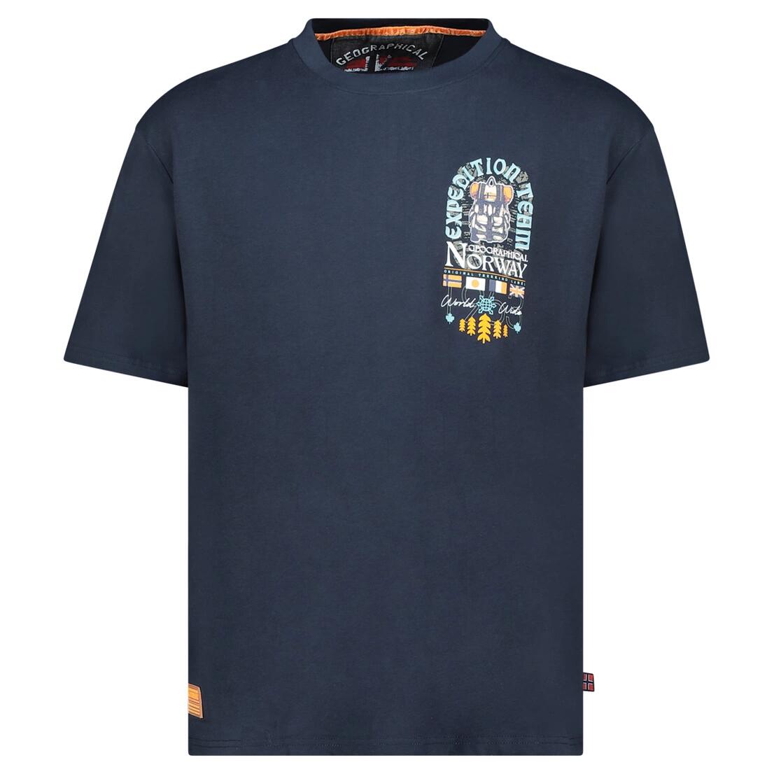 T-Shirt Geographical Norway JAKADO DB NAVY MEN 254 granatowy męska