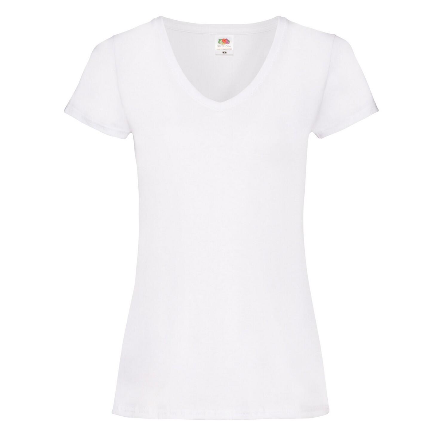 Koszulka Damska Valueweight Plain V Neck T-shirt