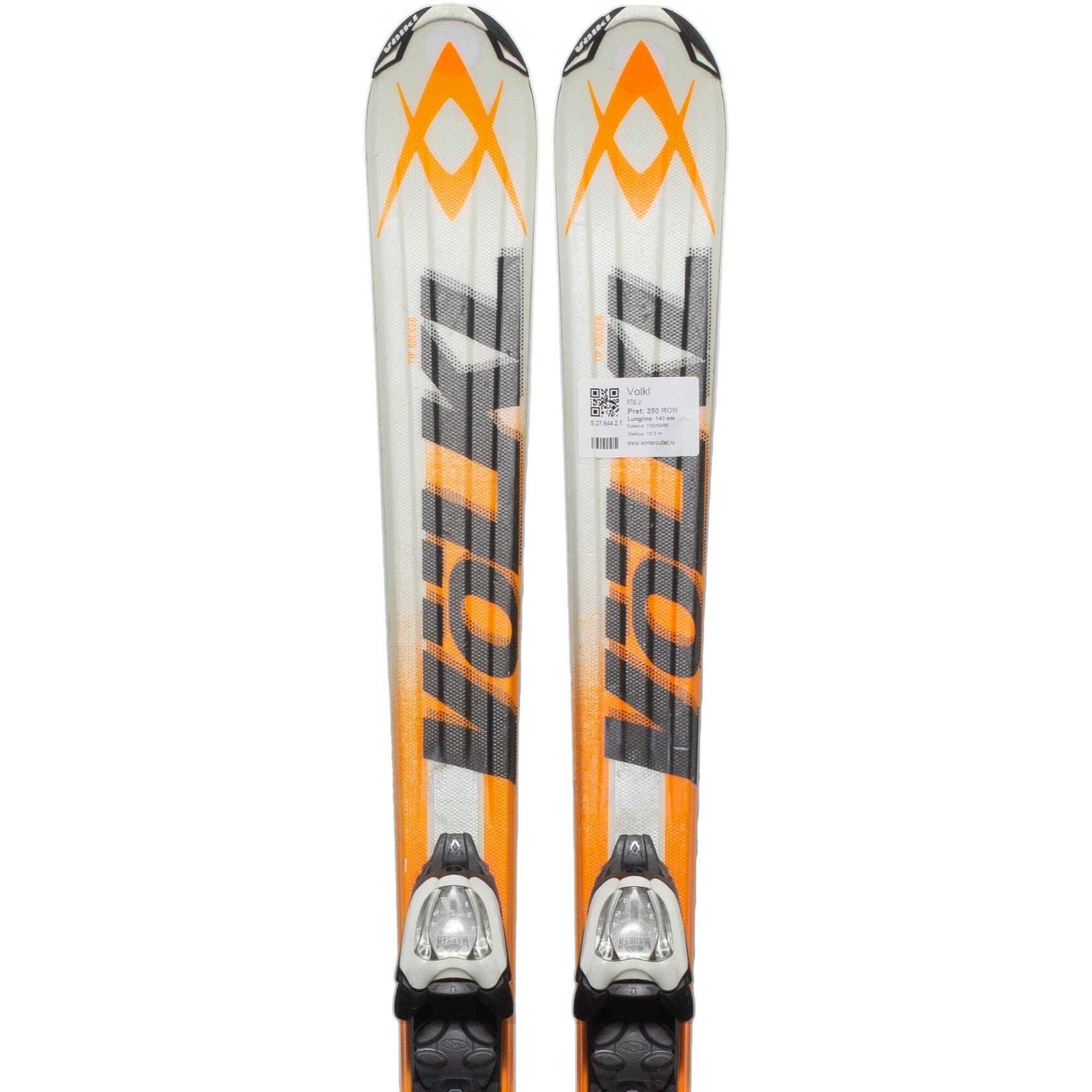 Second Life- Narty VOLKL RTM Jr., 120 cm- Stan bardzo dobry