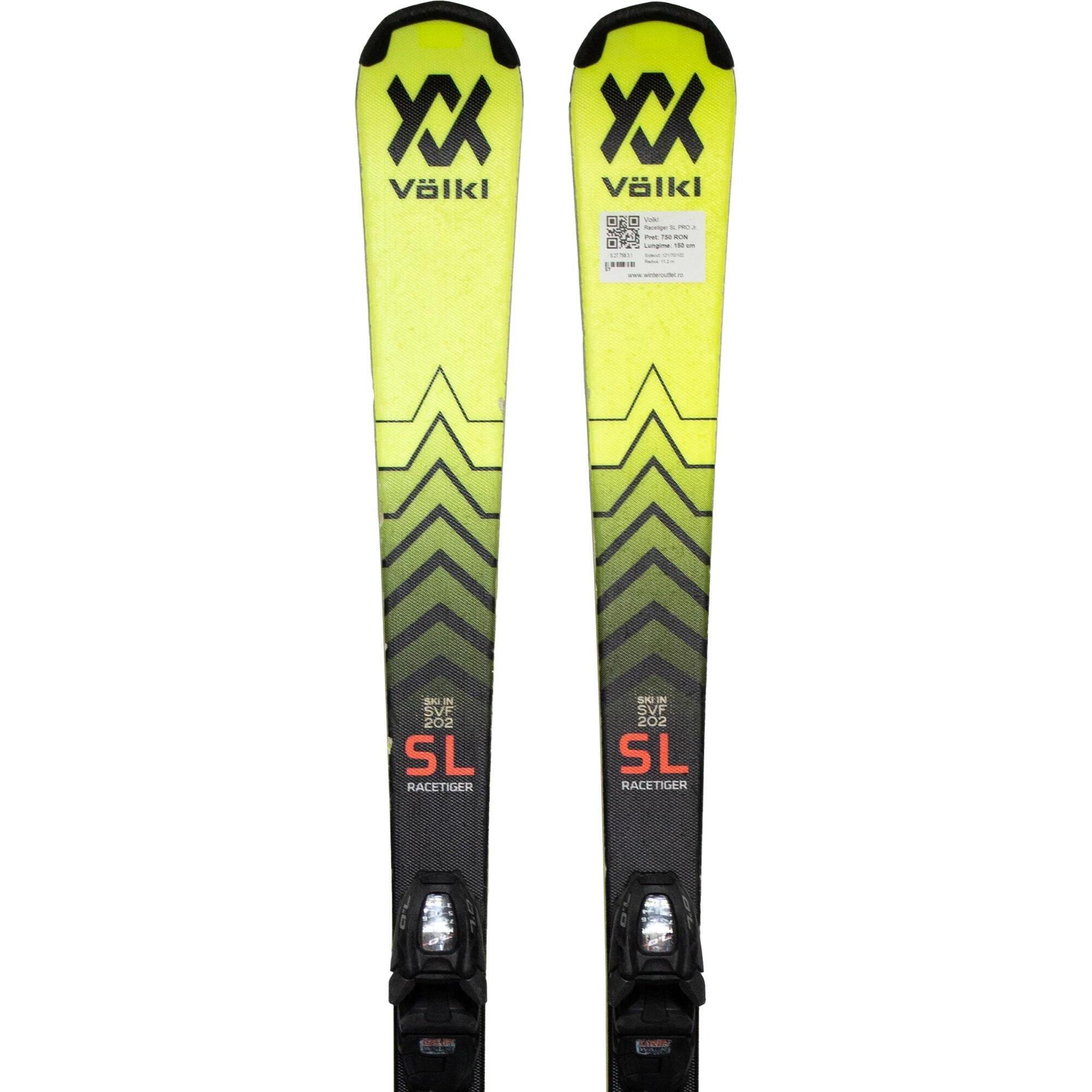 Second Life- Narty VOLKL Racetiger SL PRO Jr., 130 cm - Stan dobry