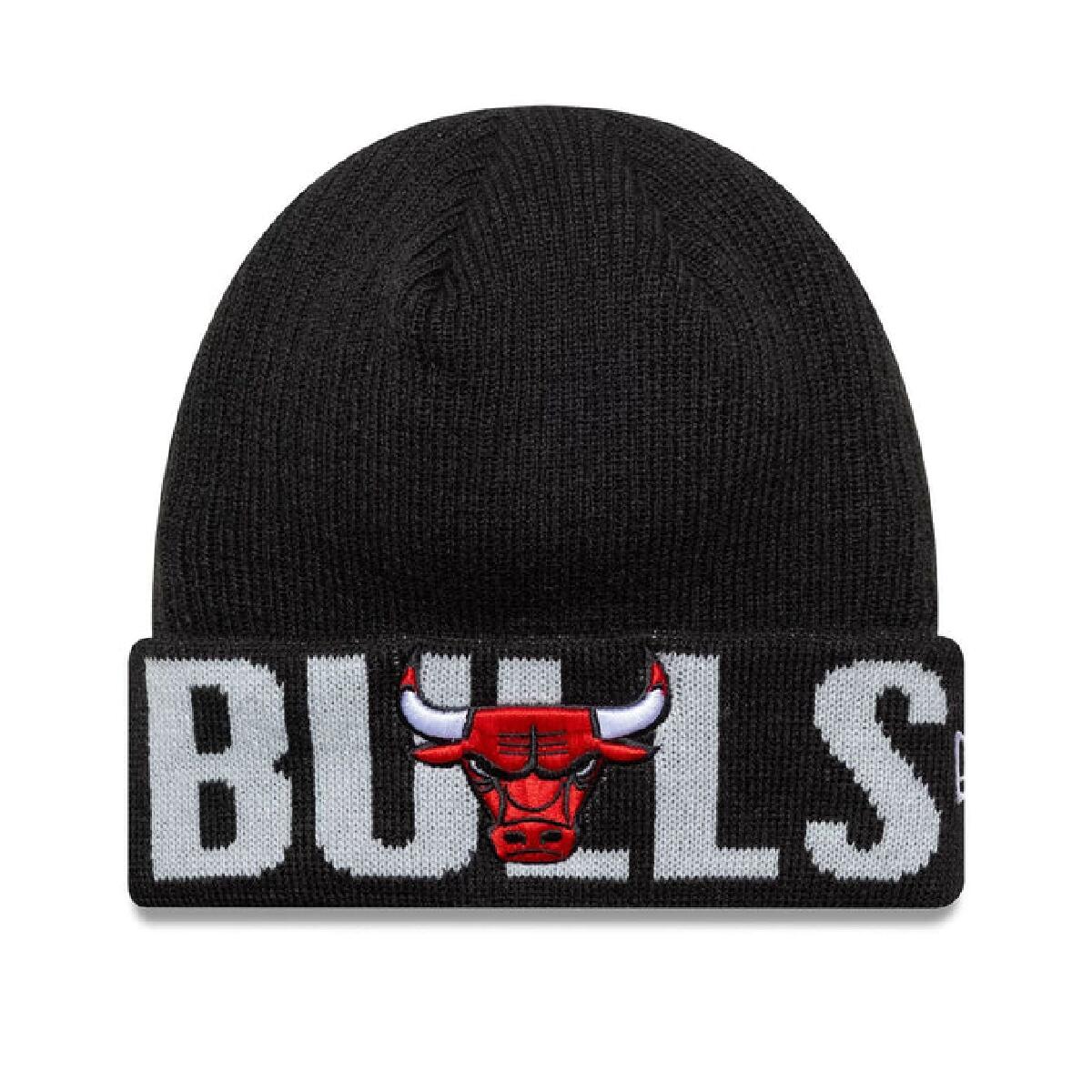 Czapka zimowa New Era NBA Chicago Bulls Wordmark Black Beanie 60691260