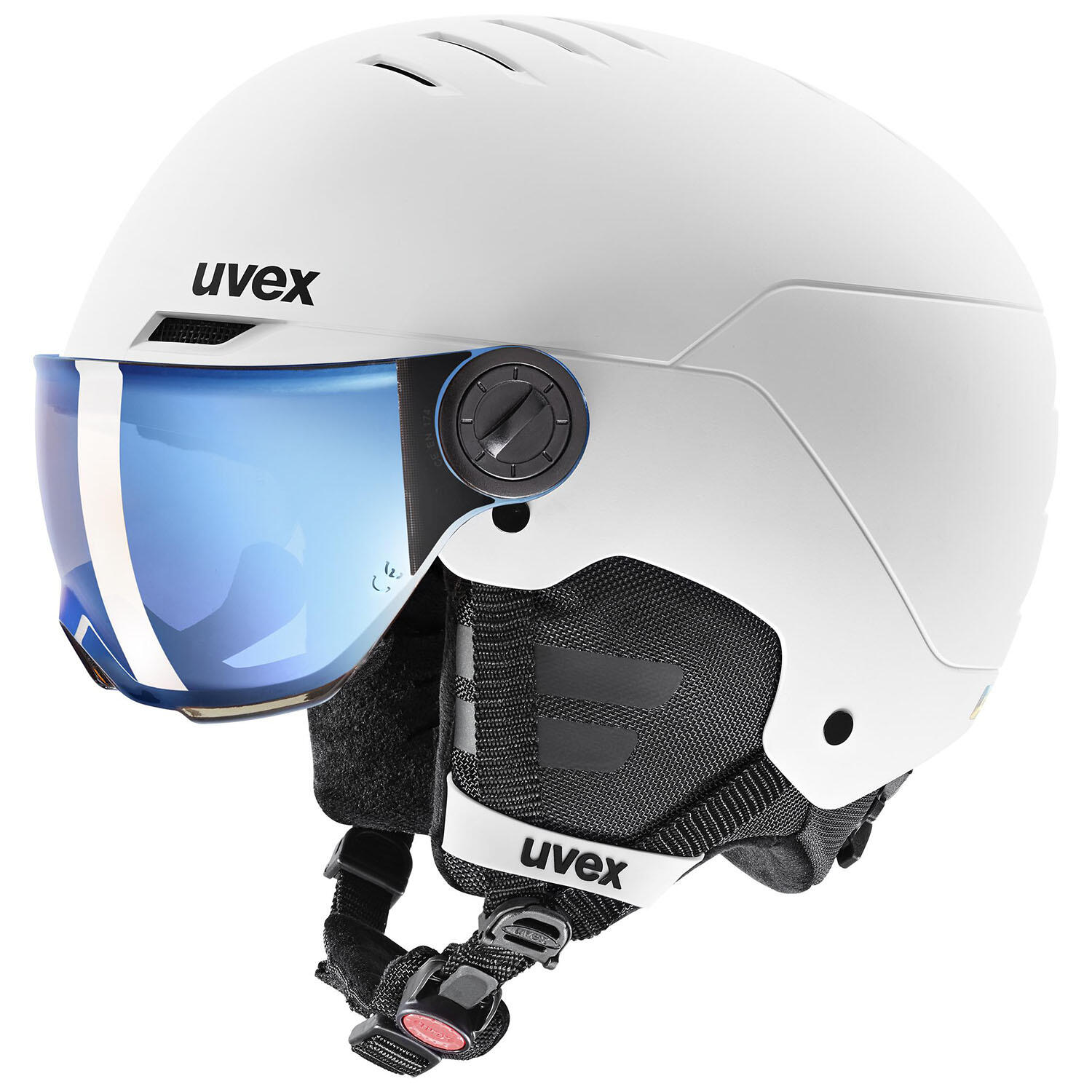 Kask narciarski dziecięcy uvex rocket jr. visor
