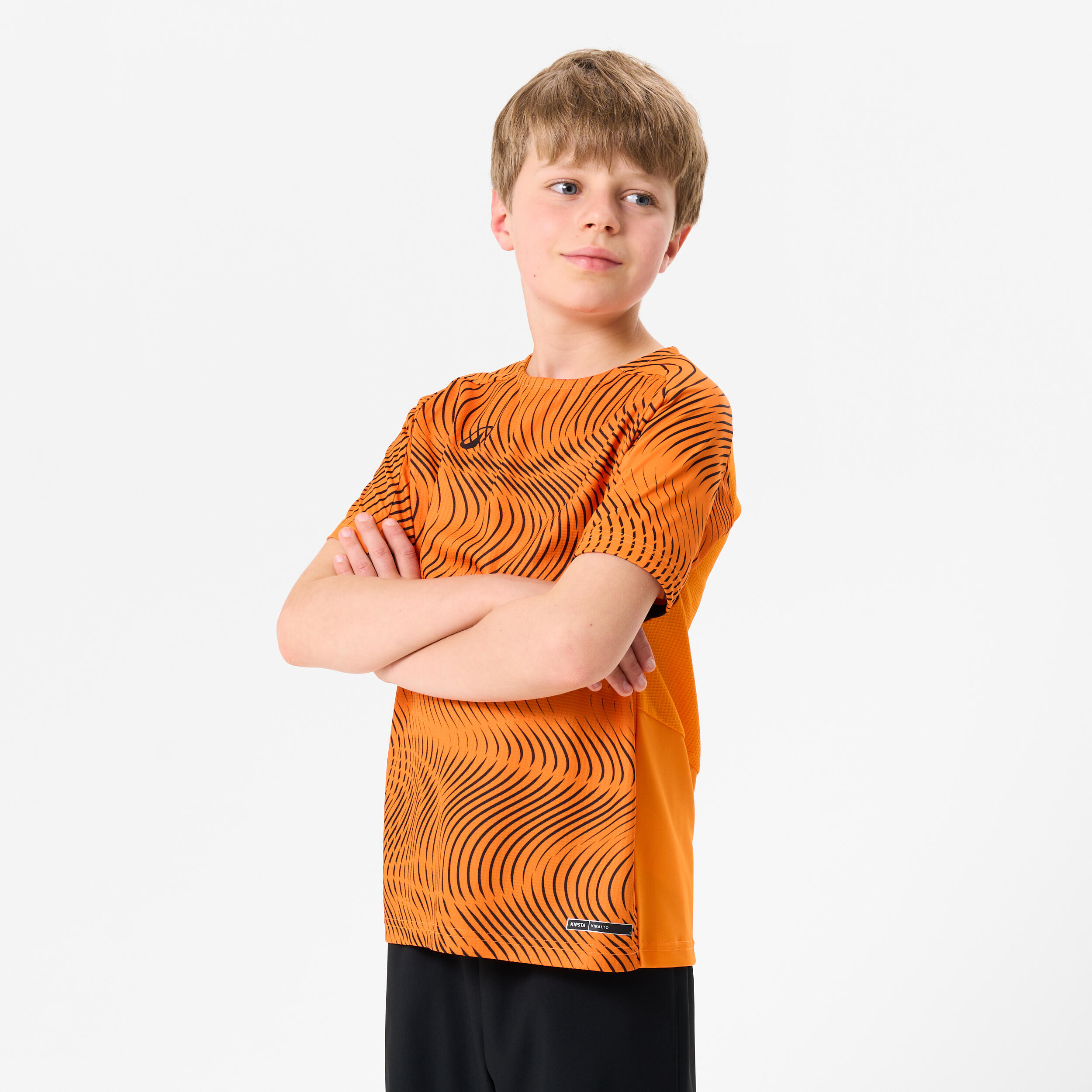 Koszulka piłkarska dla dzieci Kipsta Club Wavy