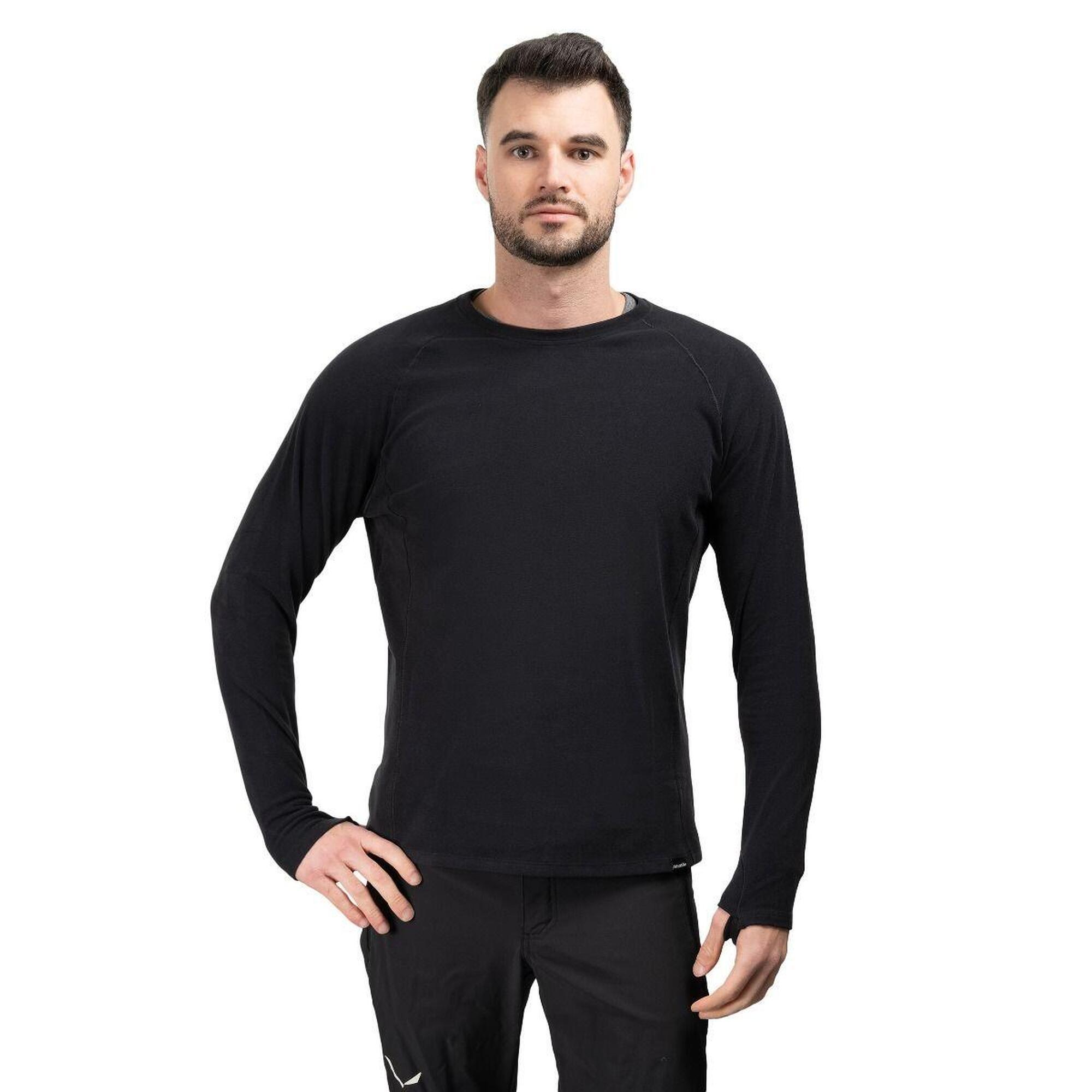 Koszulka Trekkingowa Męska Naturehike Crew Neck Reversible czarna m
