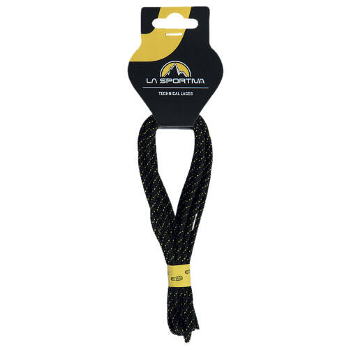 Sznurówki La Sportiva Climbing Laces 150 cm czarno-żółte, wytrzymałe i lekkie