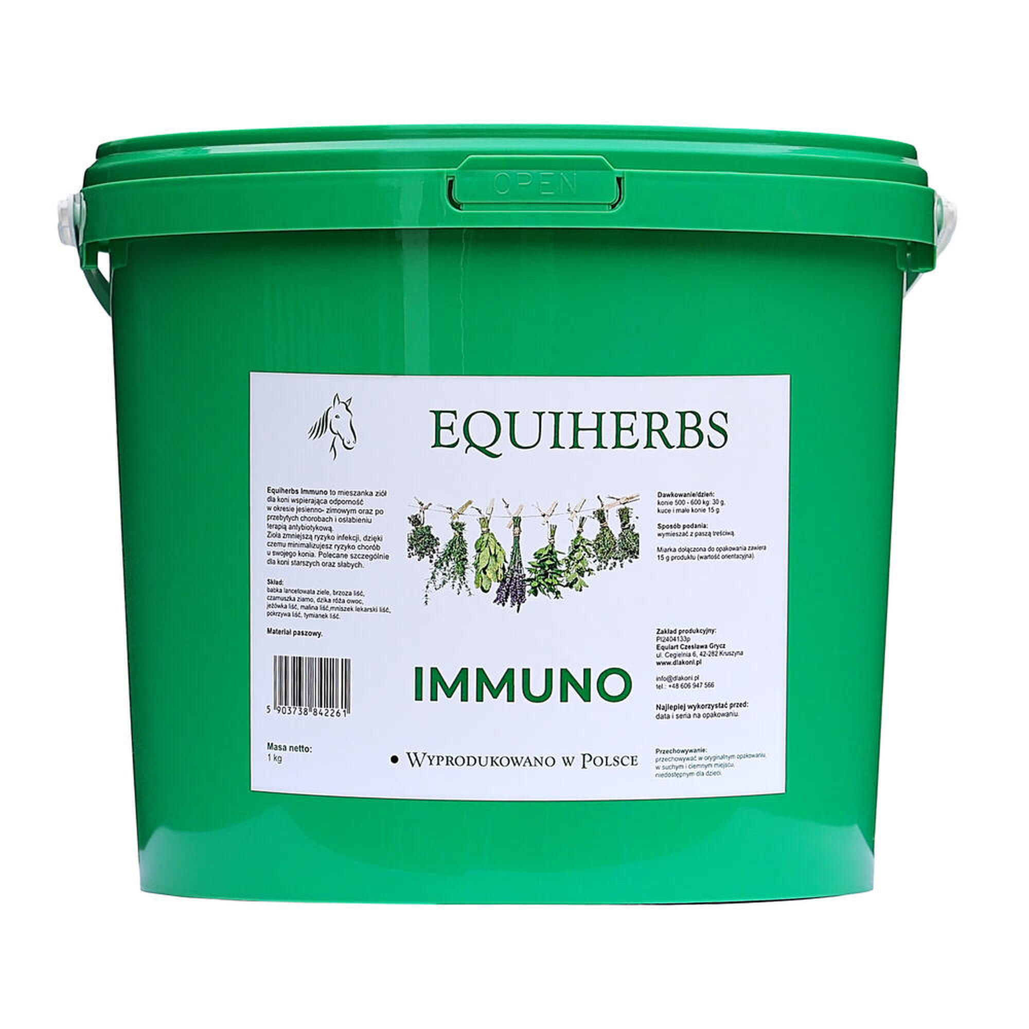 IMMUNO mieszanka ziołowa 1KG EQUIHERBS