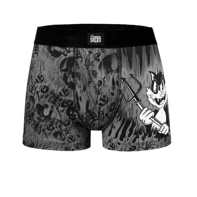 Bokserki American Socks Zły Kot