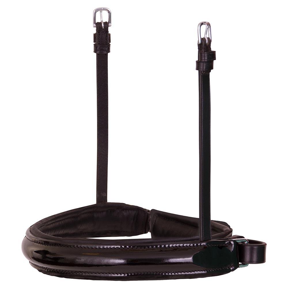 Nachrapnik skórzany BR Equitation Lacquer