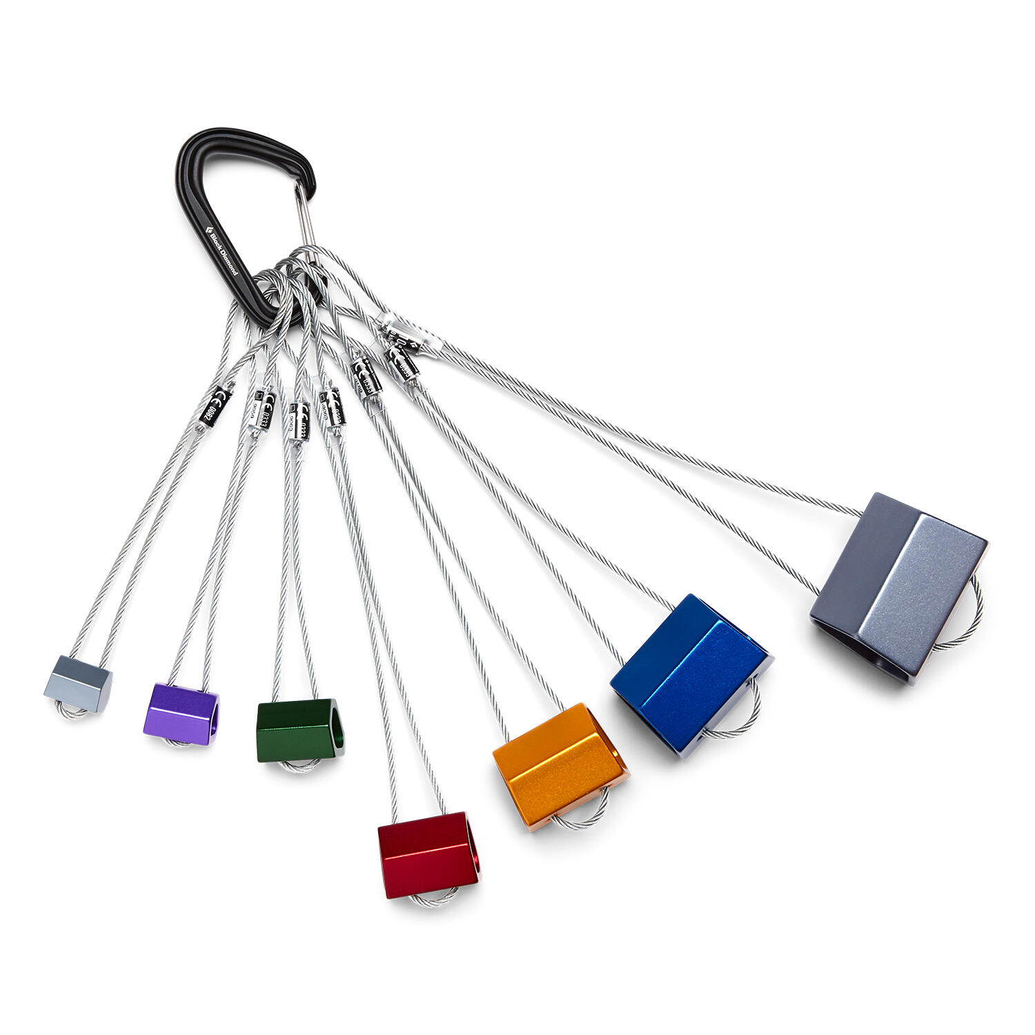 Zestaw kości asekuracyjnych do wspinaczki Black Diamond Wired Hexentric Set