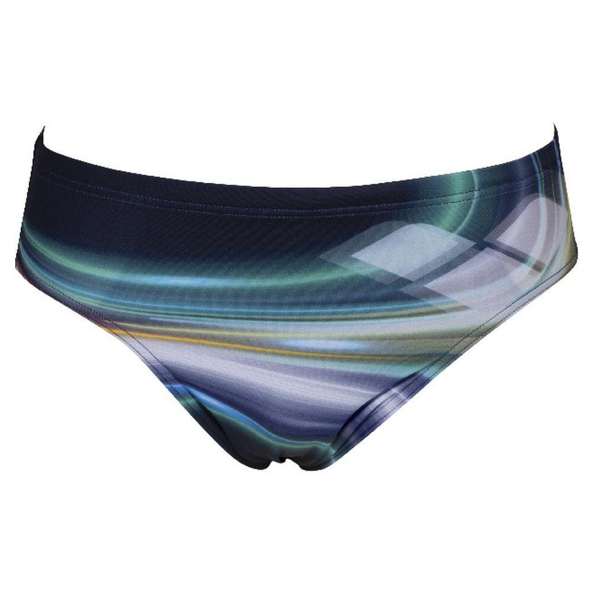 Kąpielówki slipy męskie na basen Arena Flashing Lights Brief