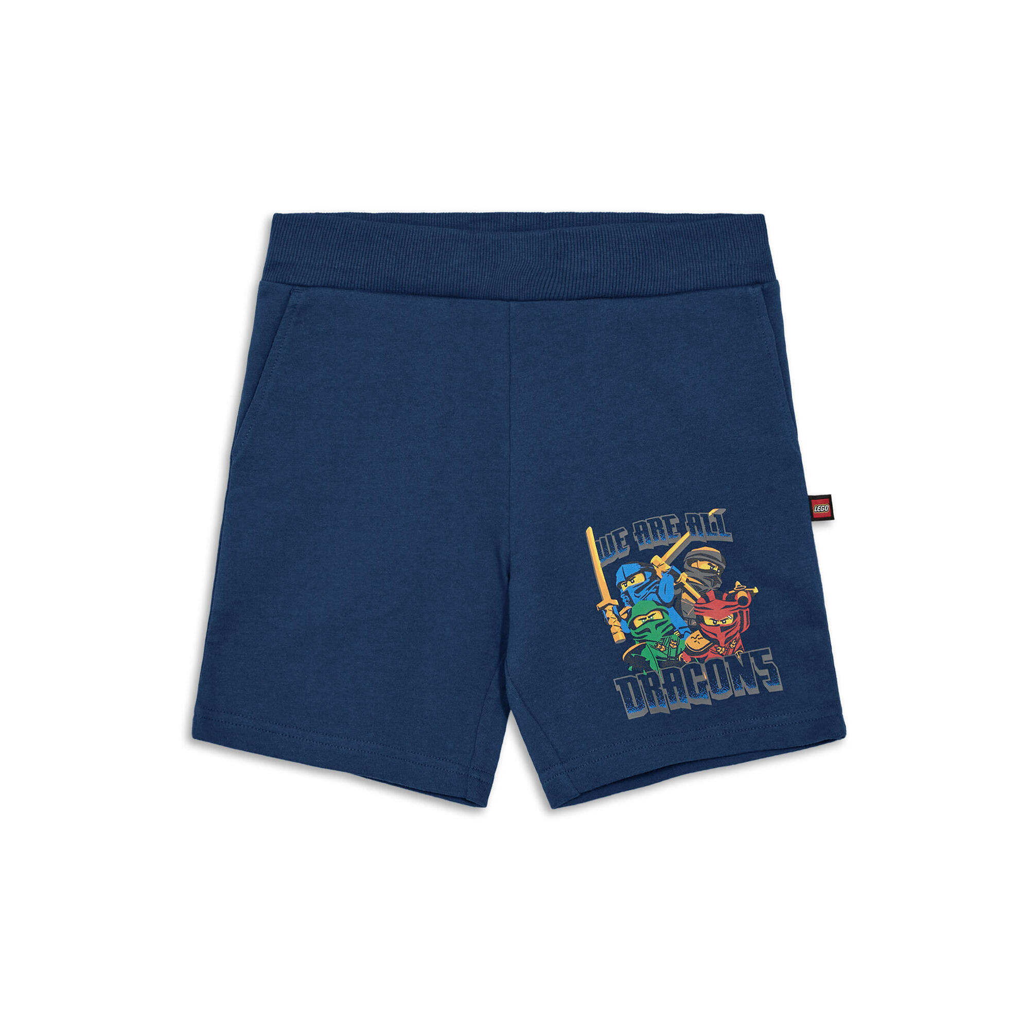 Spodenki Bawełniane Dziecięce LEGO NINJAGO Pasi 303 Niebieskie