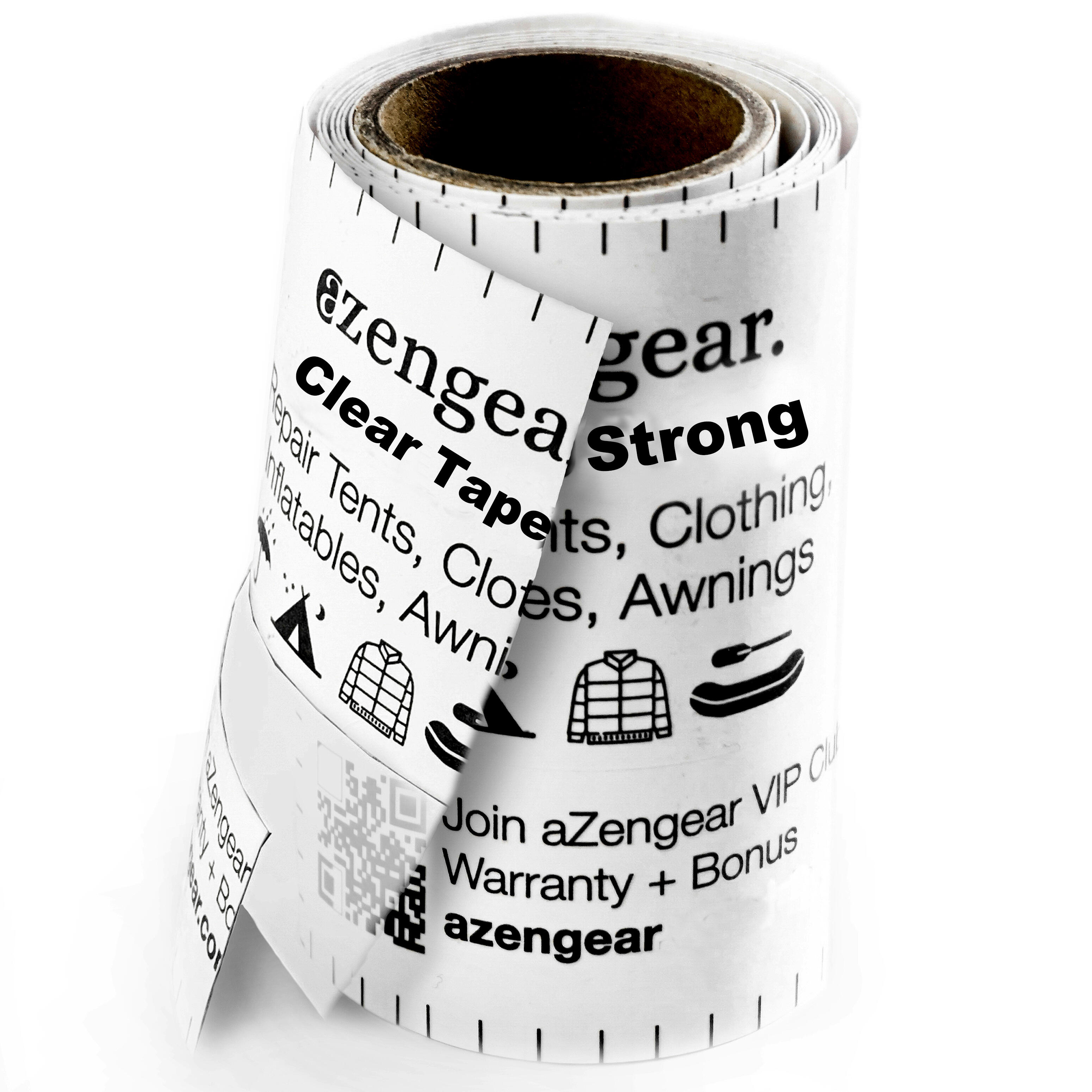 Przezroczysta i wodoodporna taśma Tenacious, zestaw naprawczy do kurtek