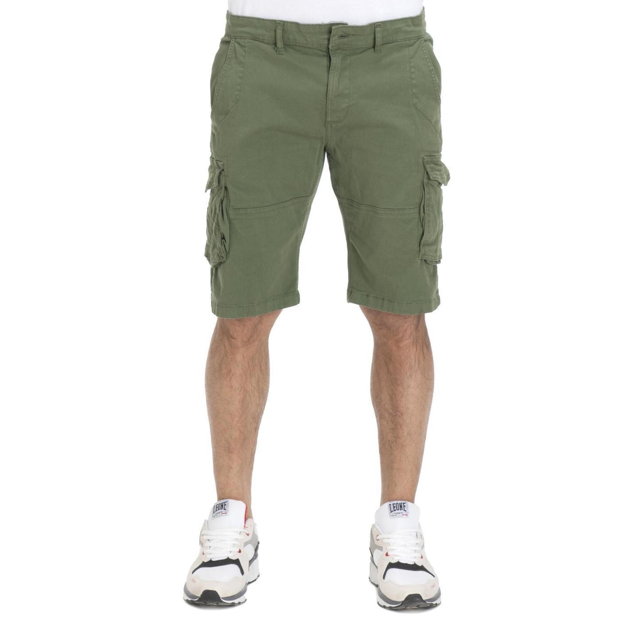 Męskie szorty bojówki w kolorze Earth Tones