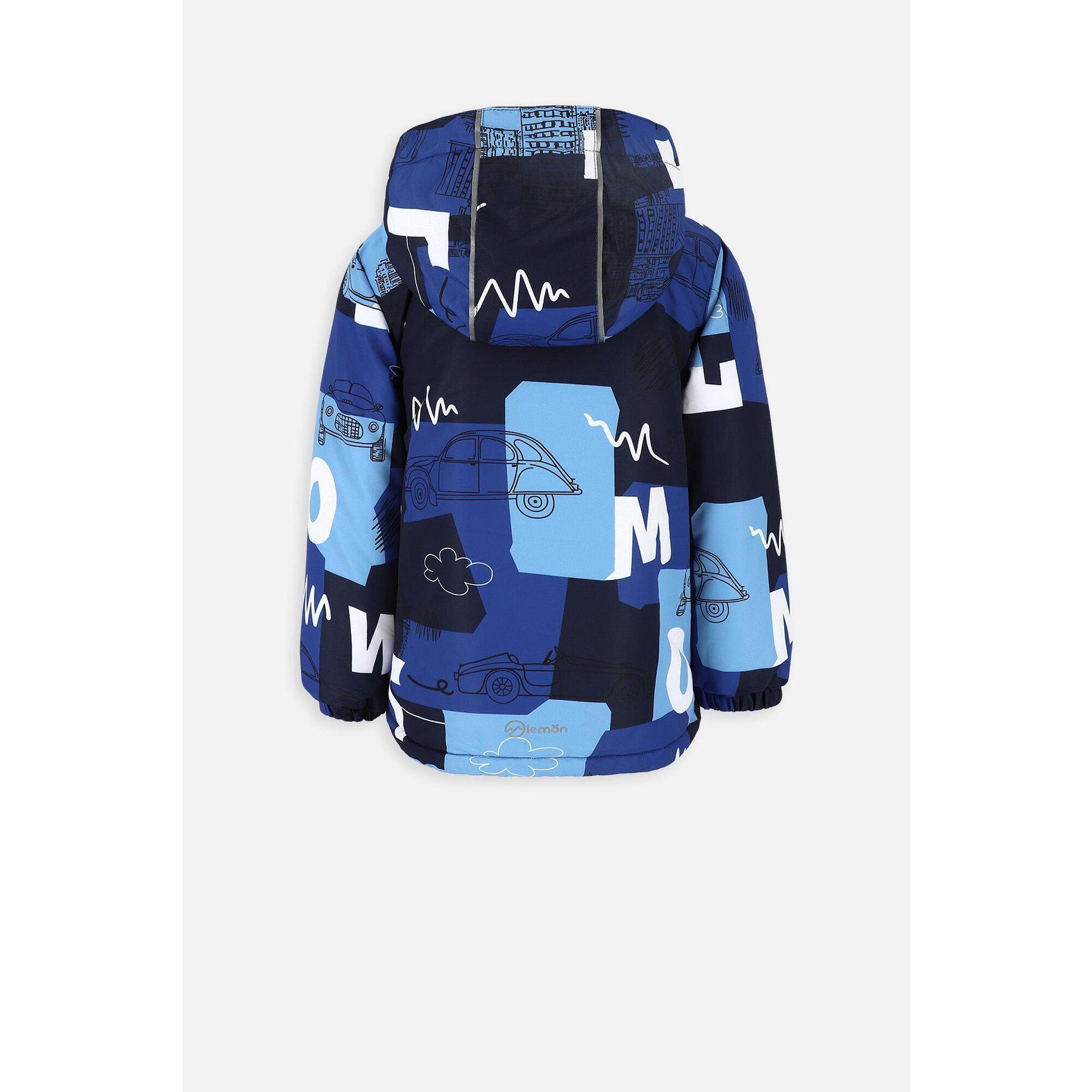 Kurtka narciarska chłopięca Lemon Explore ZL3 z kapturem