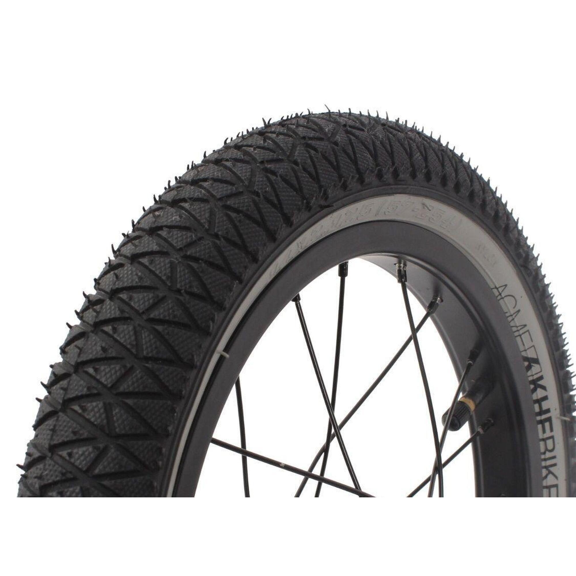 Opona BMX KHE ACME 14 cali x 2,125 cala czarny / szary