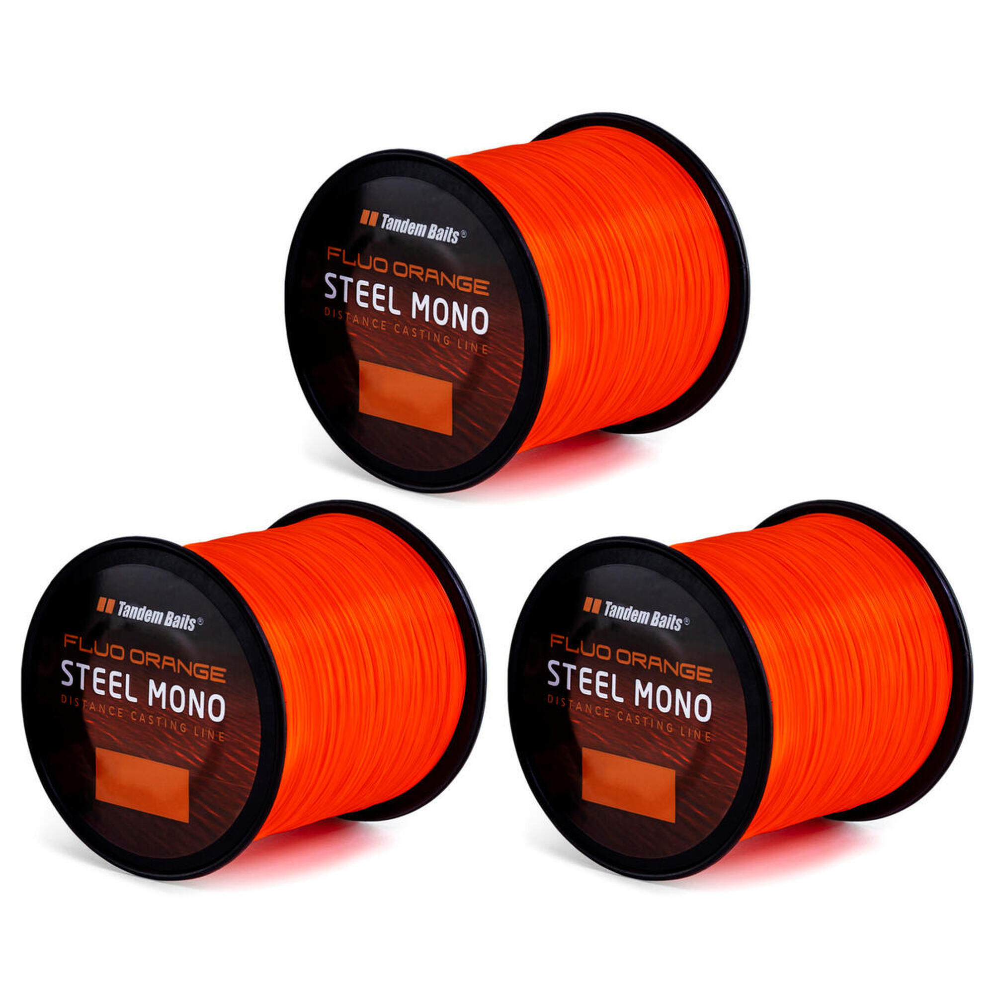 Żyłka Karpiowa Steel Mono Fluo pomarańczowy 600 m / 0,40 mm / 3 szt