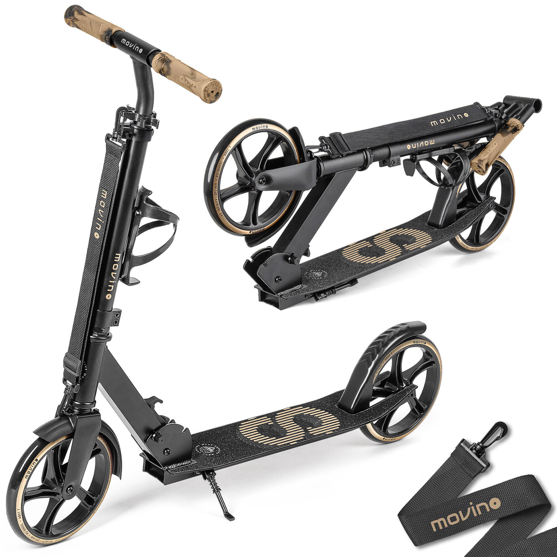 Hulajnoga miejska dla dzieci, nastolatków i dorosłych Movino Infinity Gold 4617