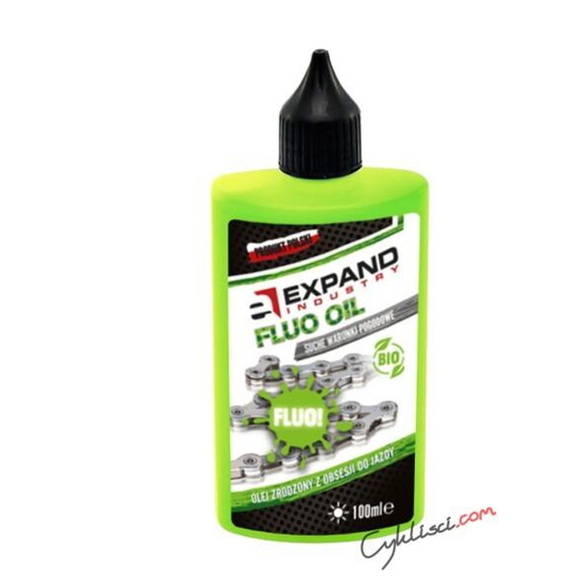 Olej do łańcucha na suche warunki, zapylone znacznik UV Expand 100 ml