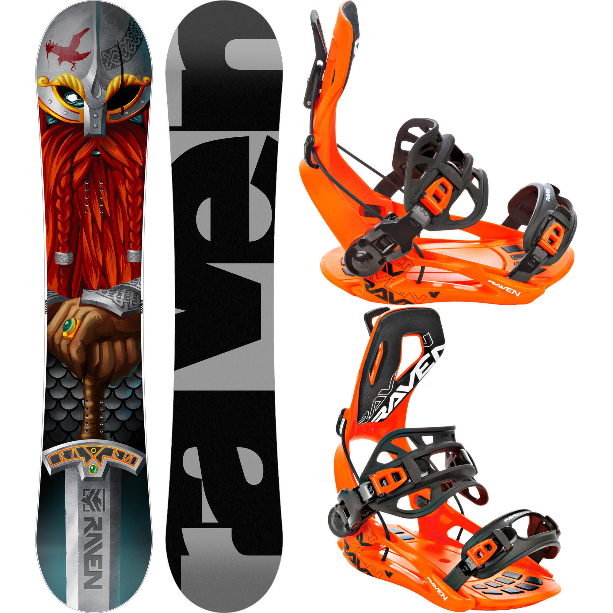 Zestaw Deska snowboardowa Raven Dwarf + Wiązania Raven FT360