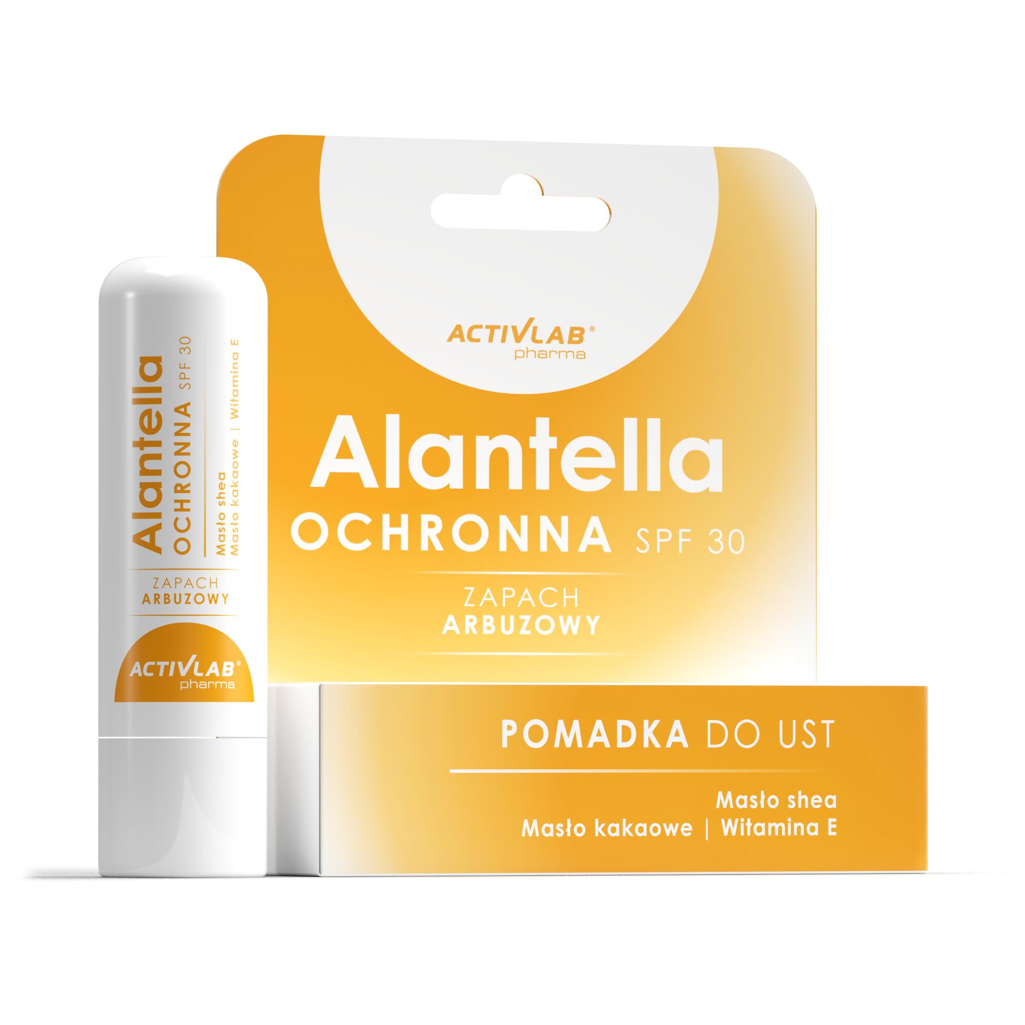 Pomadka ochronna do ust SPF 30 Alantella Activlab Pharma