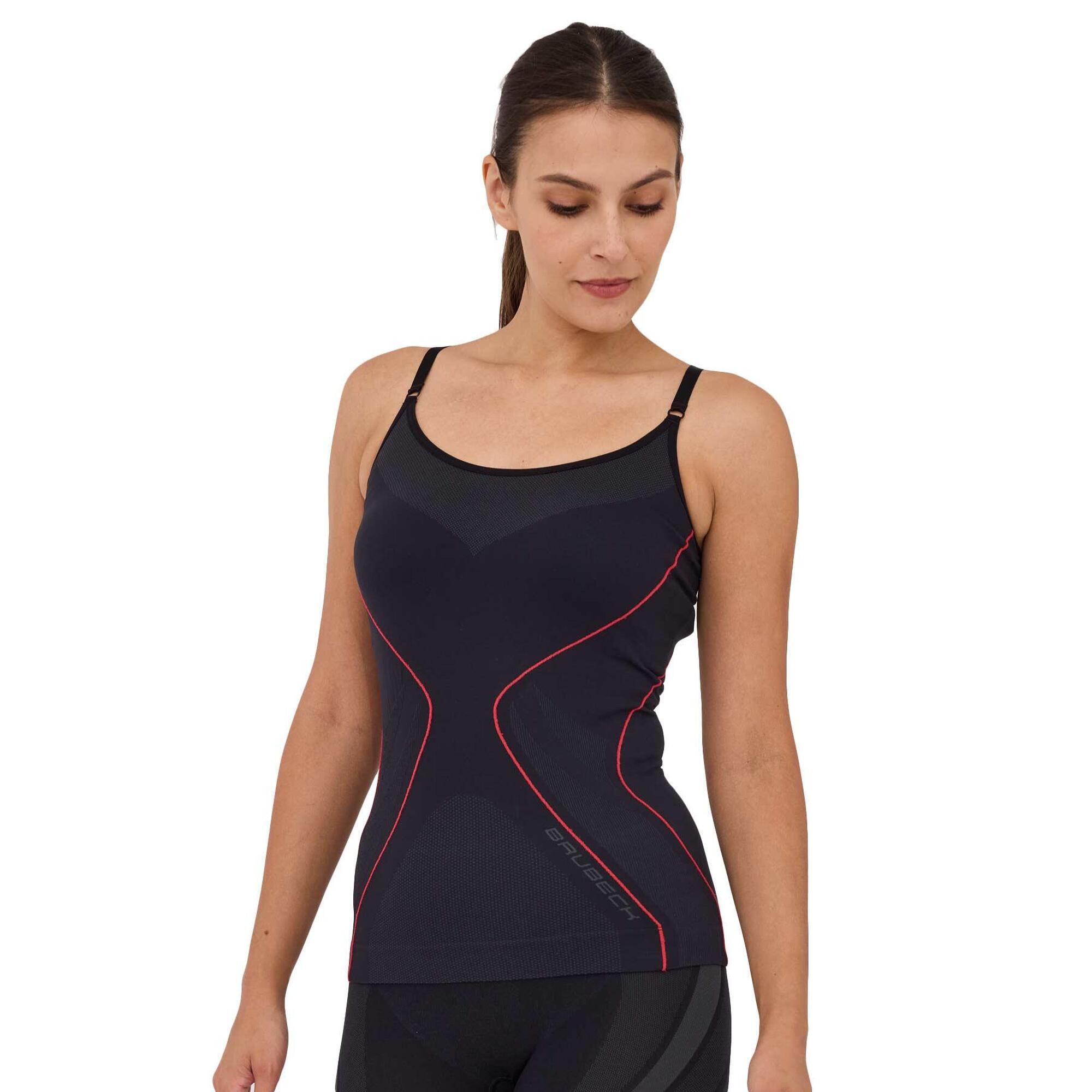 Koszulka damska na ramiączkach Brubeck FITNESS