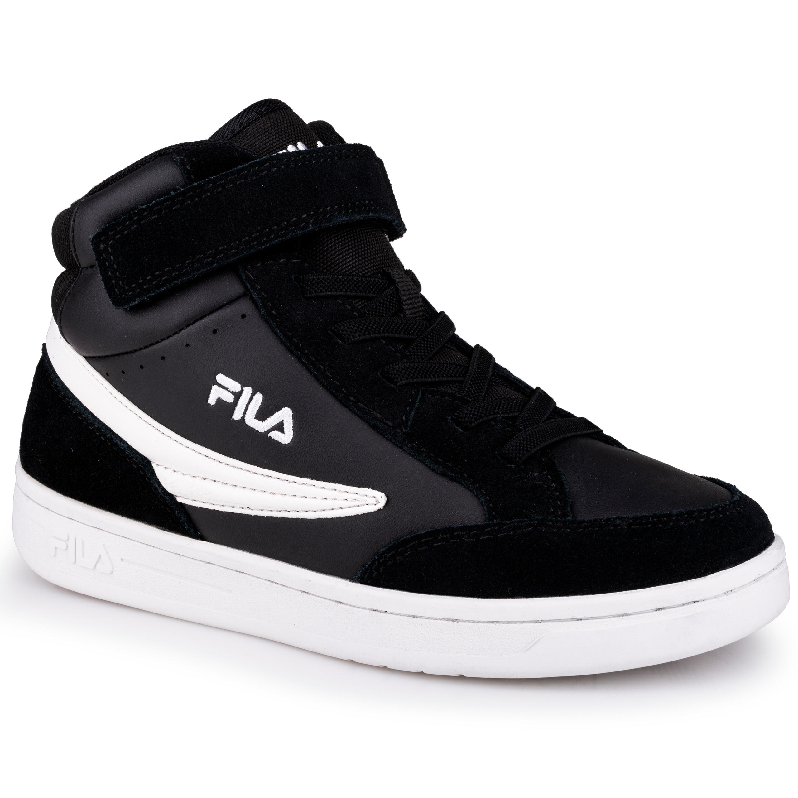 Buty dziecięce za kostkę Fila CREW VELCRO MID KIDS