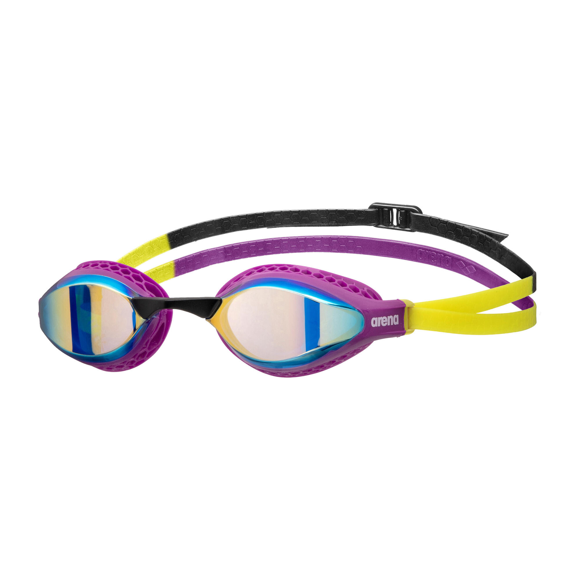 Okulary na basen Arena AIR-Speed Mirror - Plum Arctic Lime