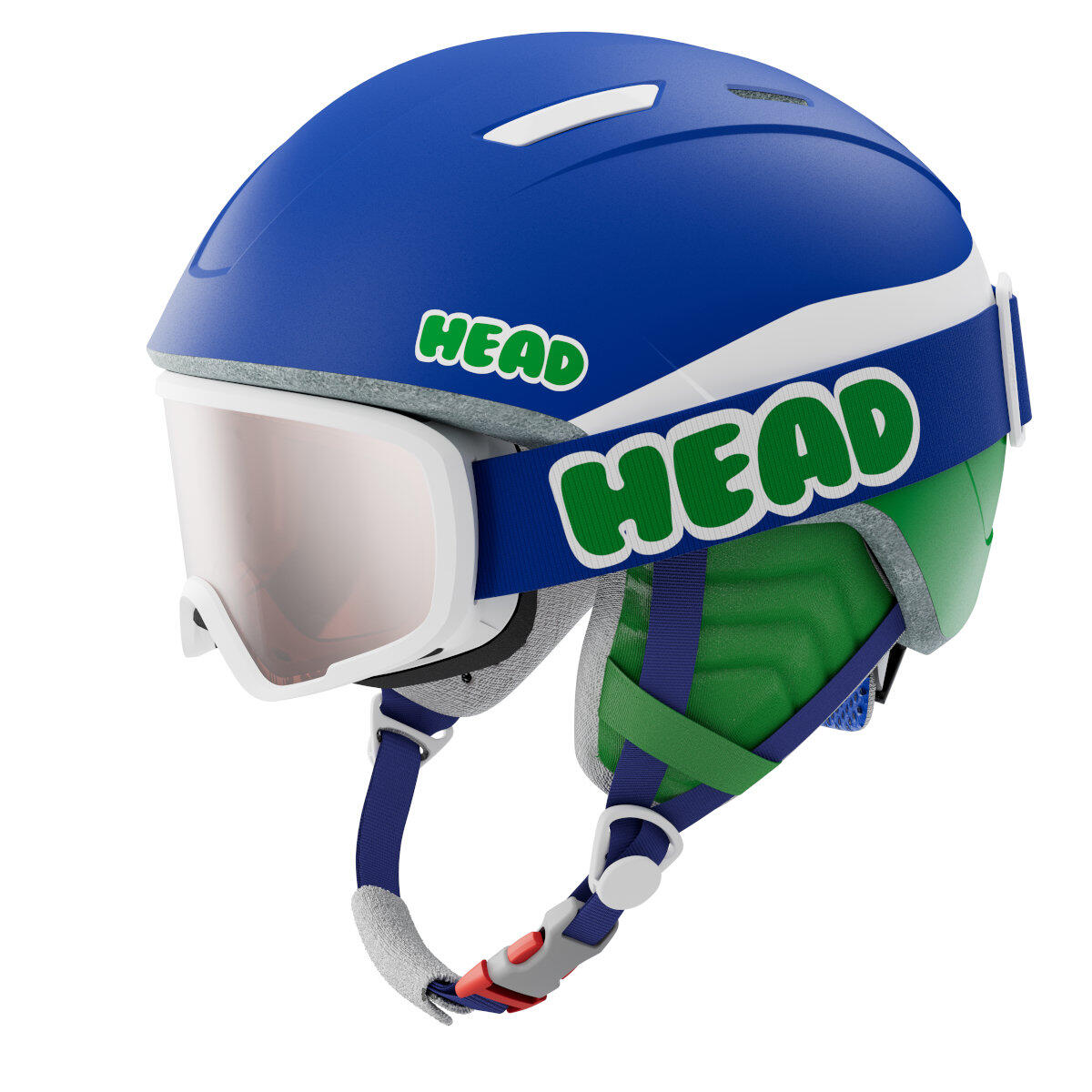 Zestaw kask + gogle Head Mojo Set Blue Green 2025 52-56 cm
