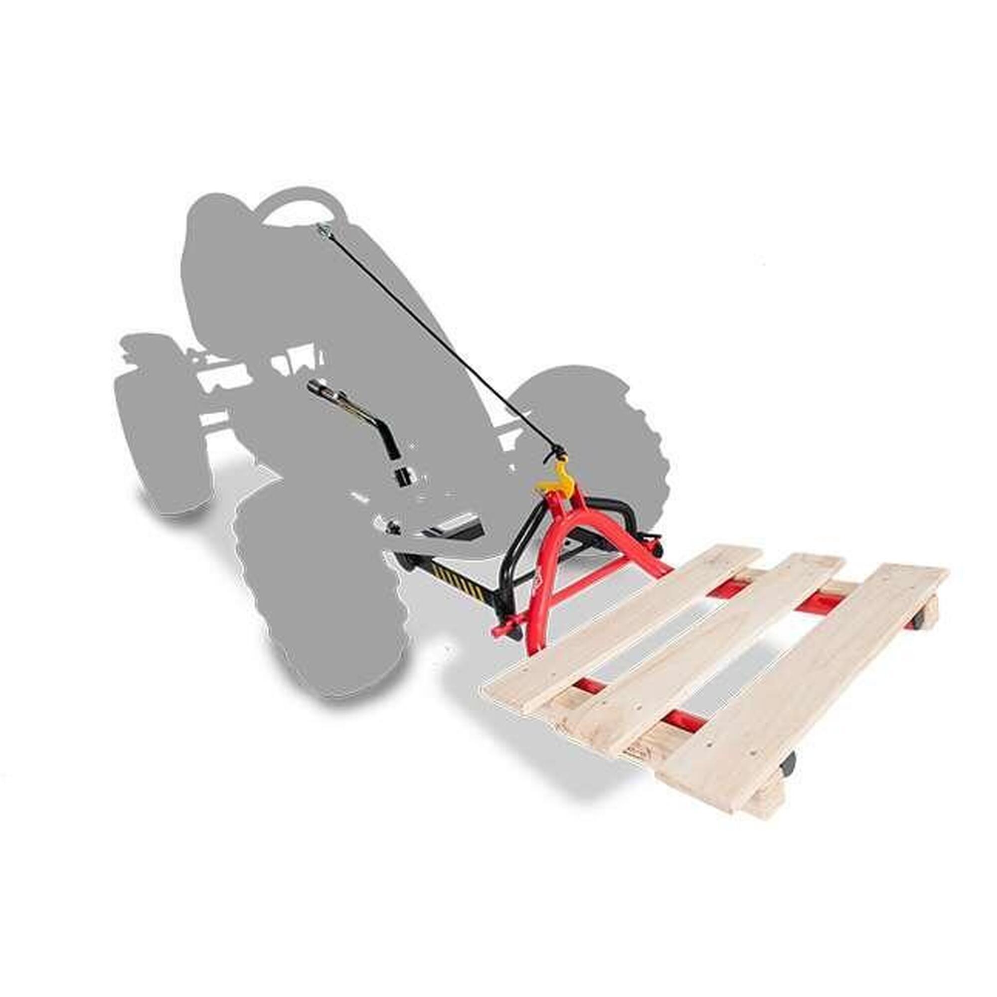 Widelec do palet do gokarta XL BERG czerwony