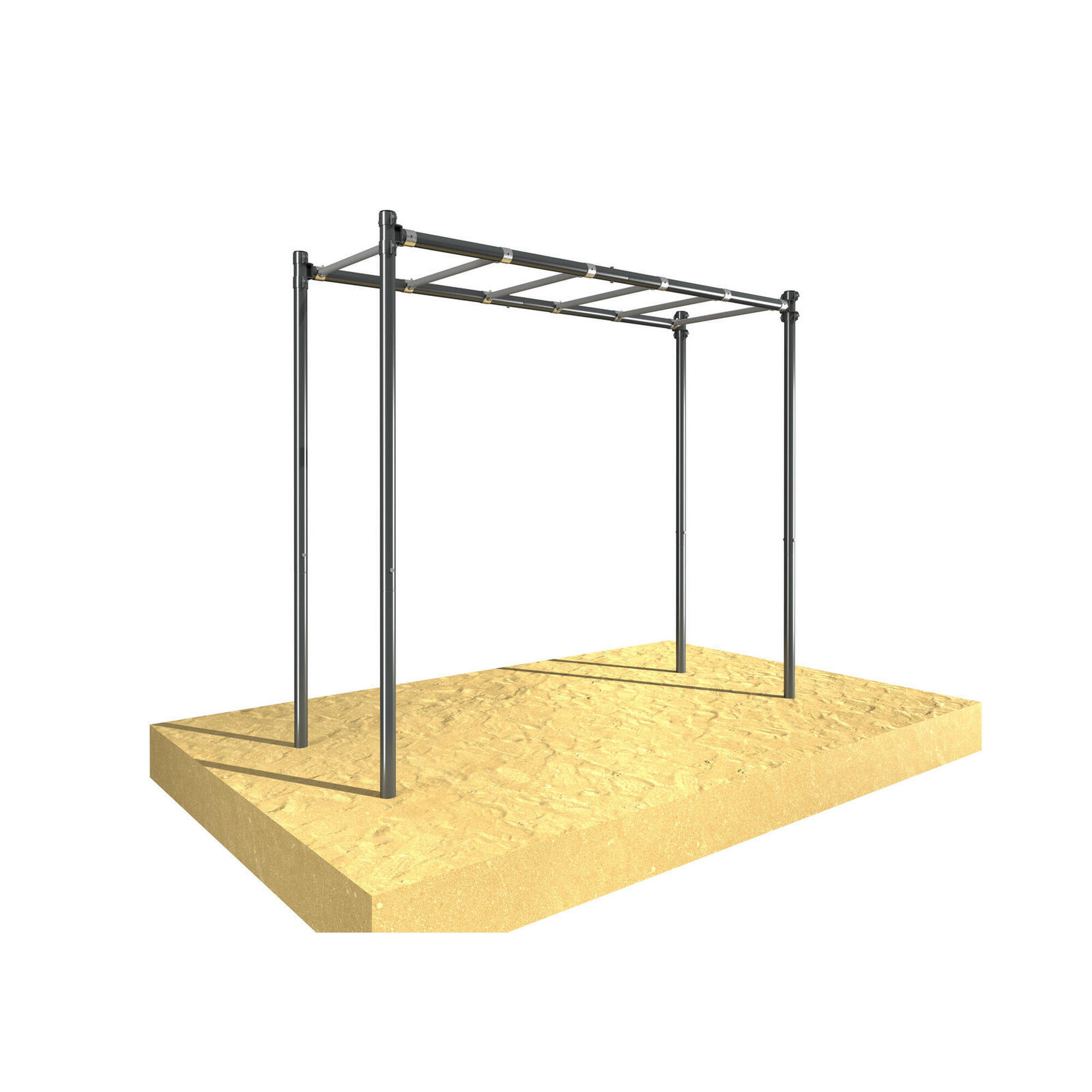 Drążek ogrodowy drabinka gimnastyczna pozioma OCYNK UNDERFIT UF9883