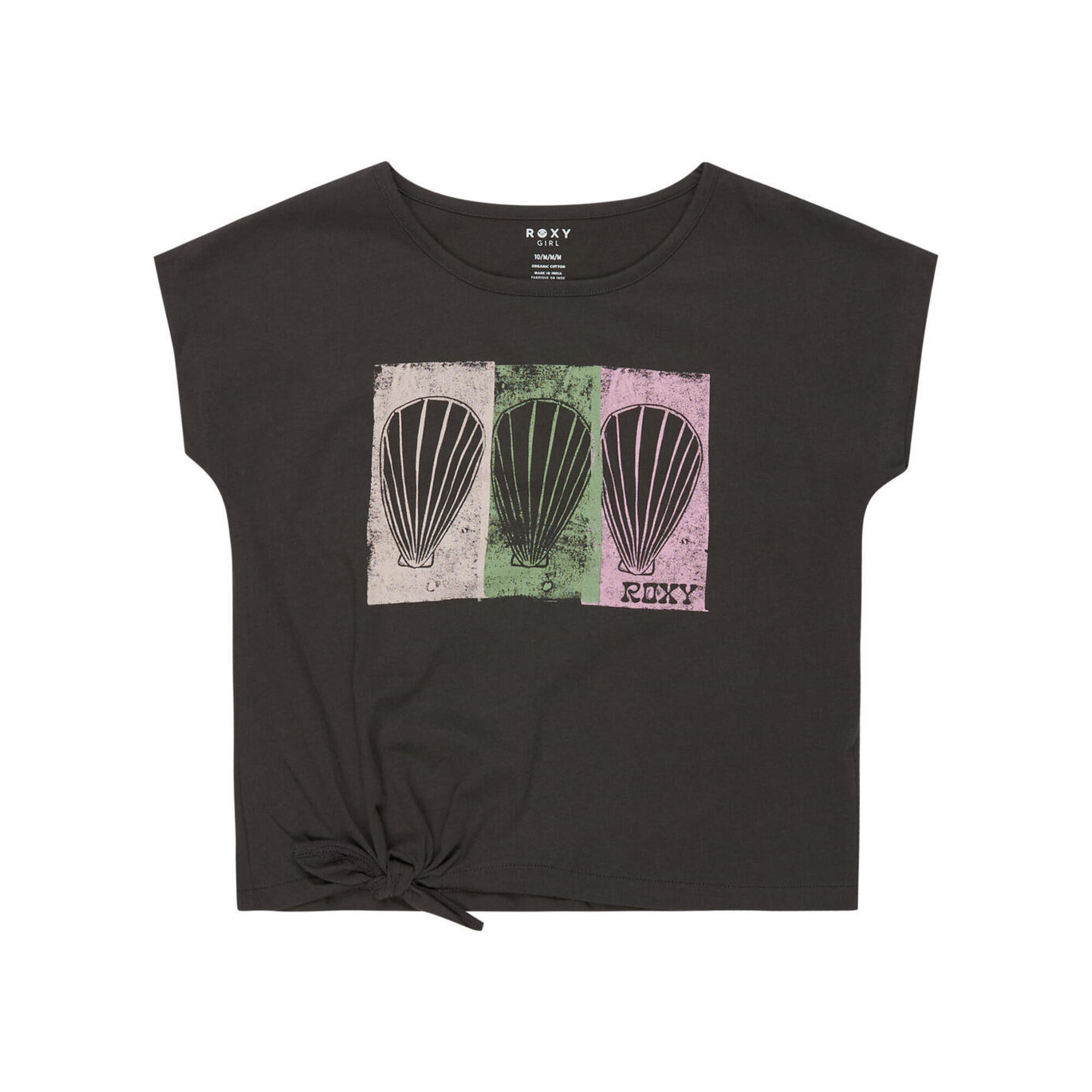 Koszulka z krótkim rękawem dla Dziewczynki PURA PLAYA Czarny