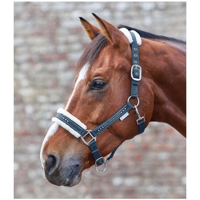 Smycz dla kucyka z futerkiem Waldhausen Elegant