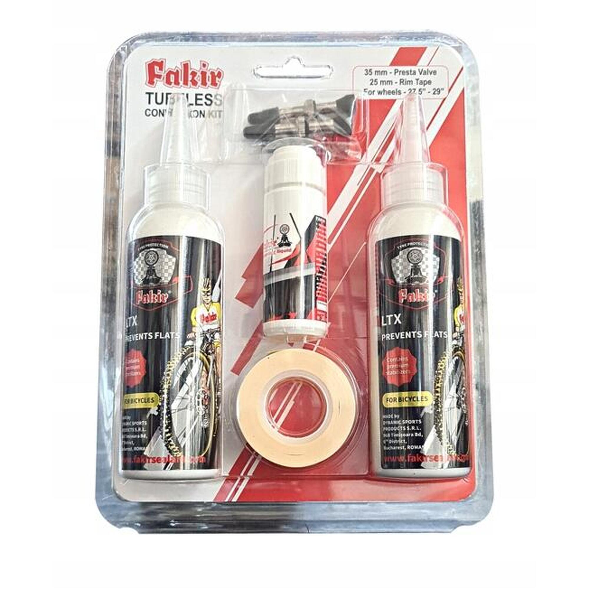 ZESTAW do zmiany OPON rowerowych na BEZDĘTKOWE FAKIR CONVERSION KIT MTB