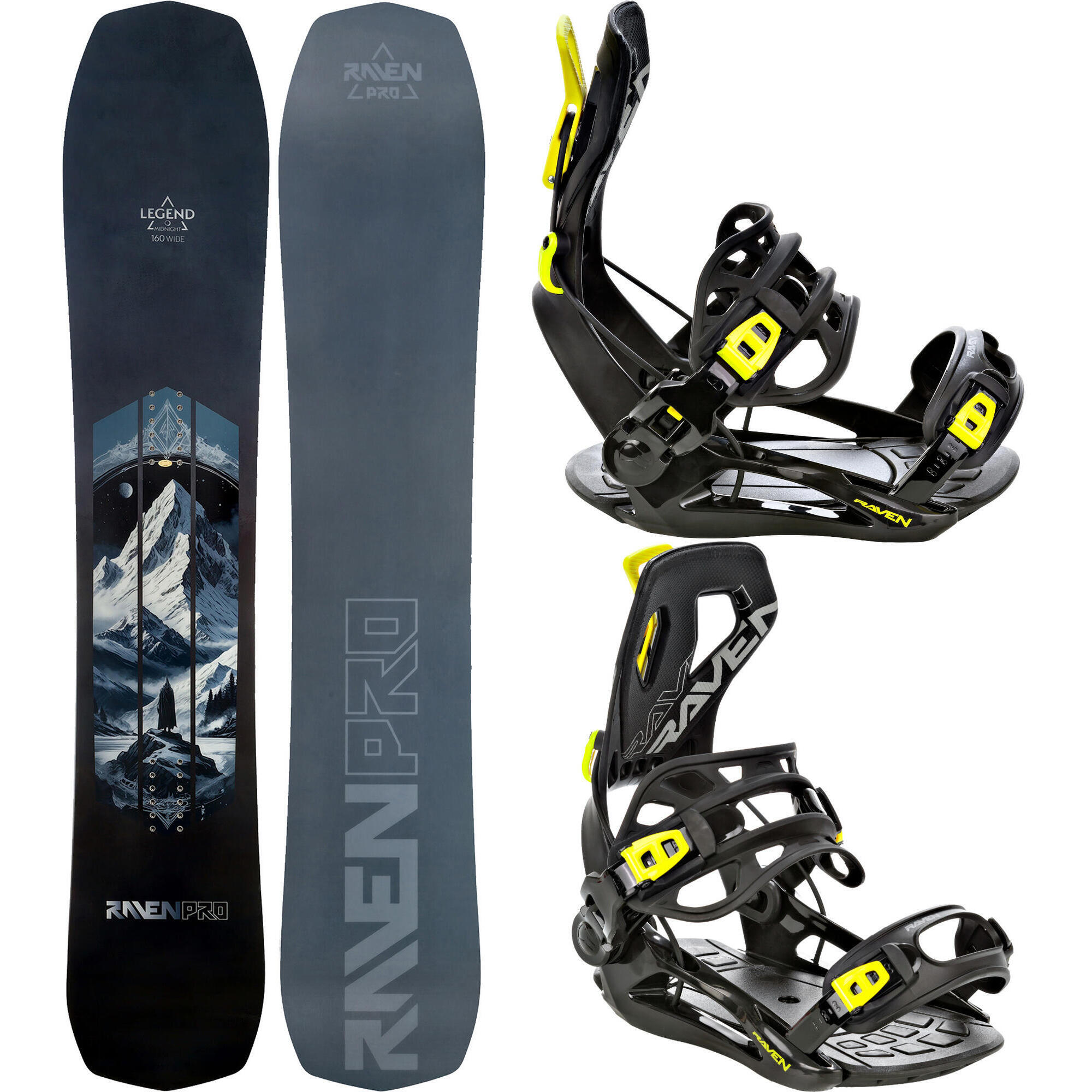 Zestaw Deska snowboardowa Raven PRO Legend + Wiązania Raven FT360