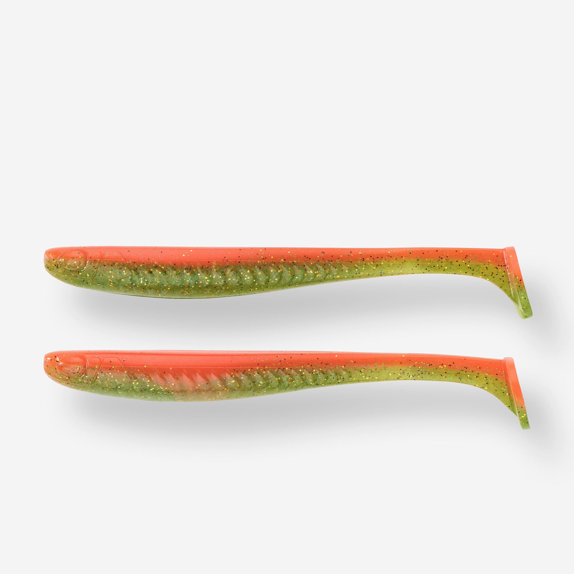 Przynęta miękka nasączona atraktorem Caperlan Yubari FatShad 20 cm-8" orange