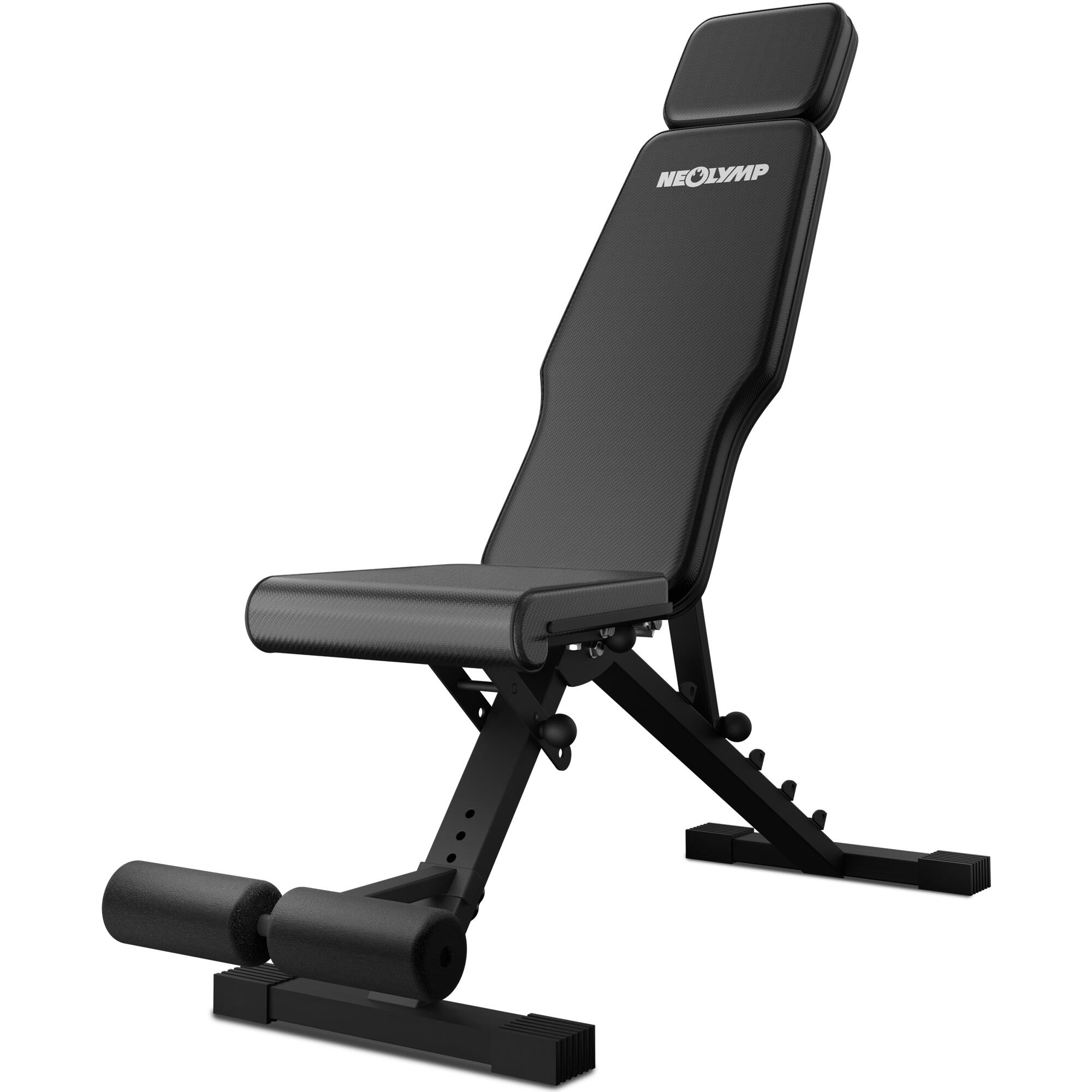 Składana ławka 450 kg – 72 ustawienia, kompaktowa ławka treningowa