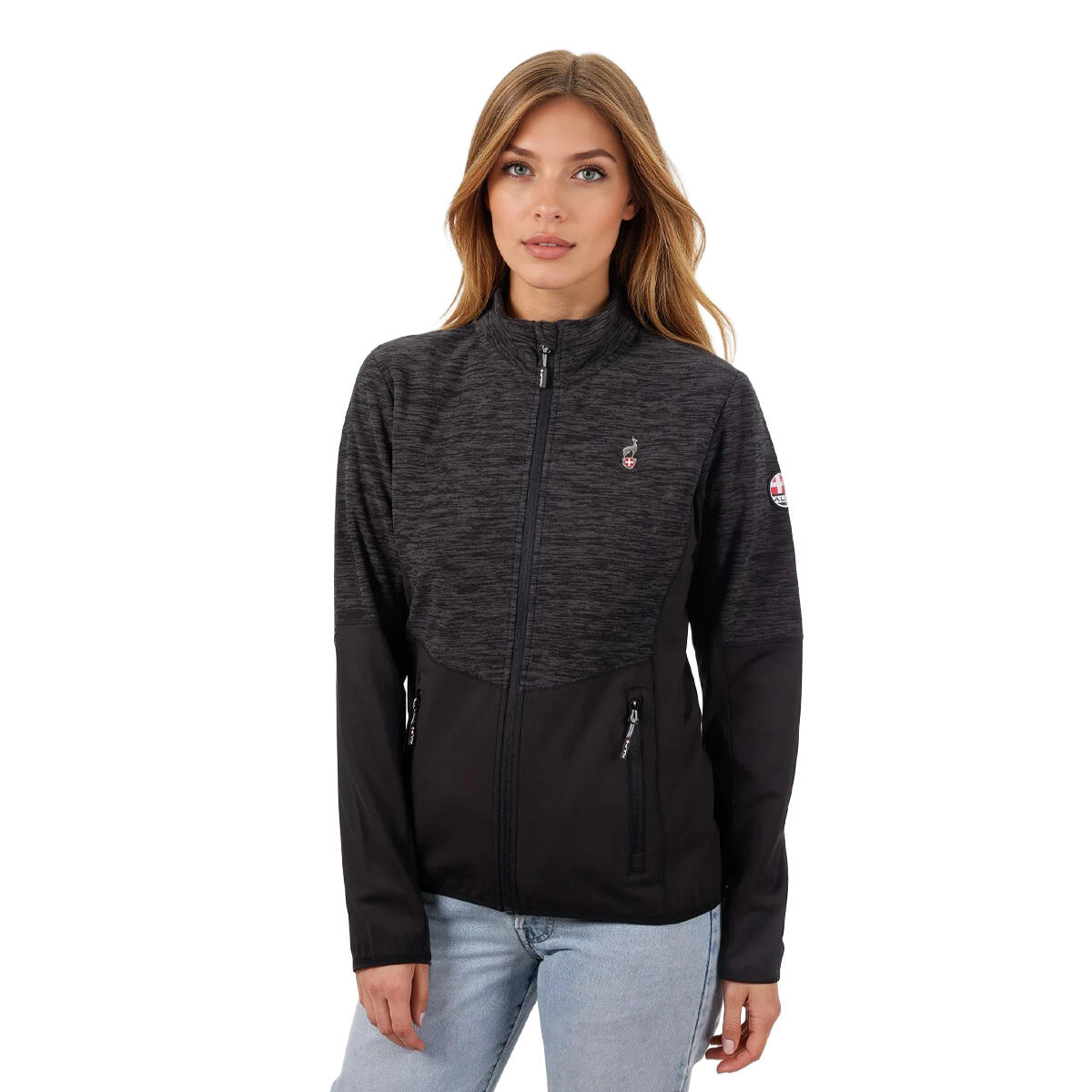 Bluza damska AULP BERTI sportowa elastyczna komfortowa ciepła miękka