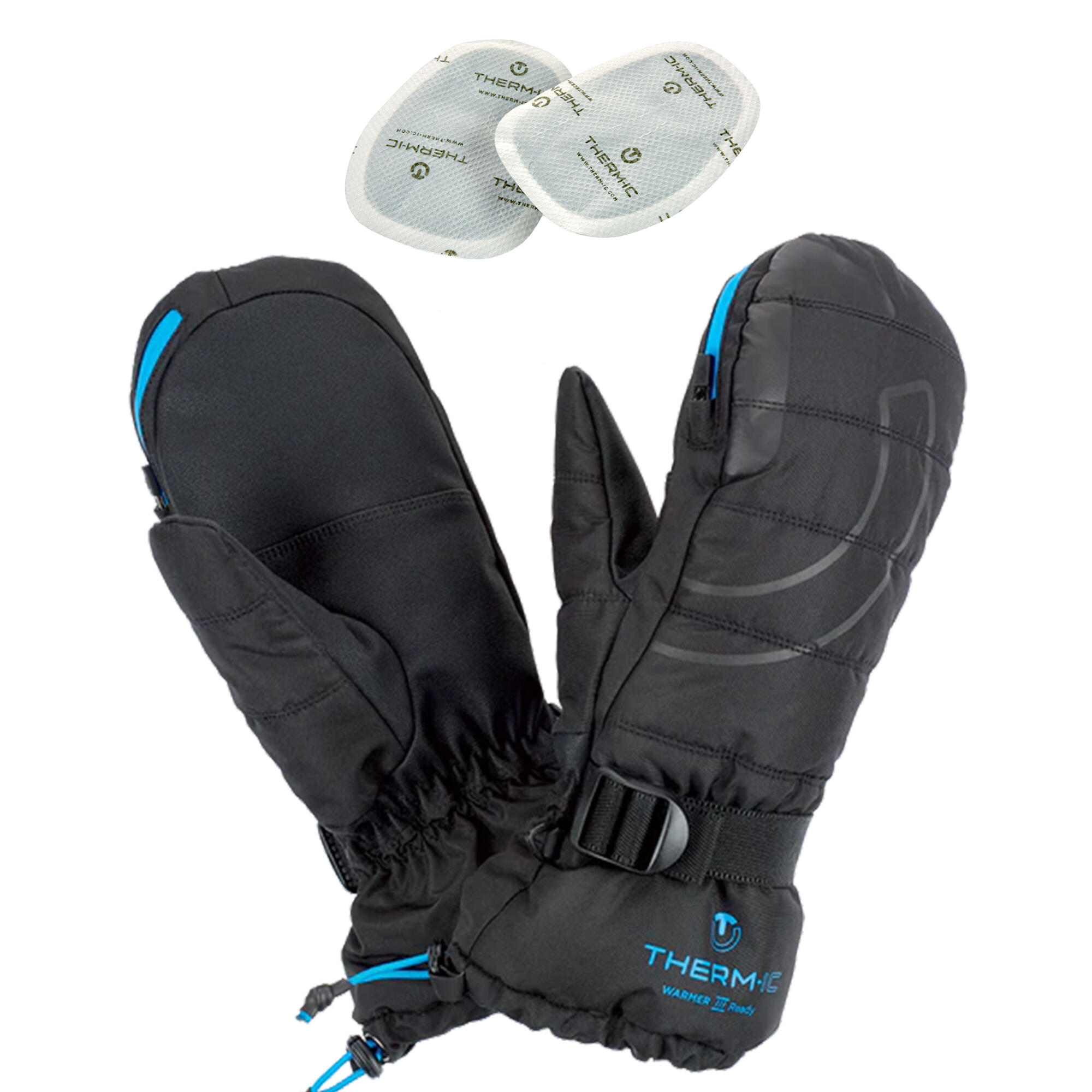Mitenka grzewcza ski doroslych Therm-ic Warmer Ready Gloves kieszen na suwak