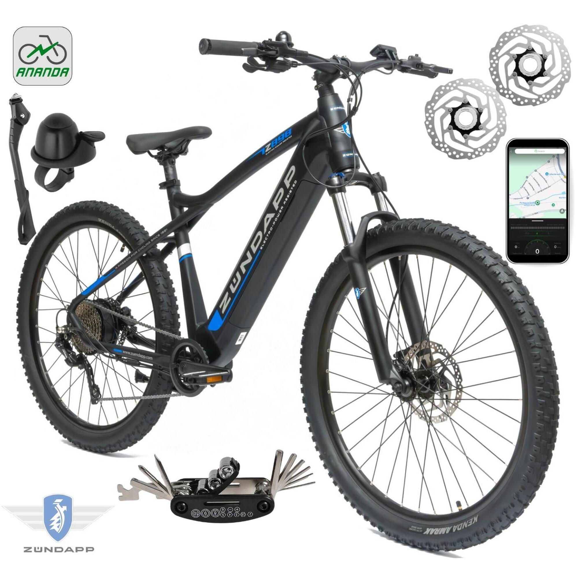 Rower Elektryczny Męski Damski Górski 27,5" MTB SHIMANO 2025 LCD Aplikacja