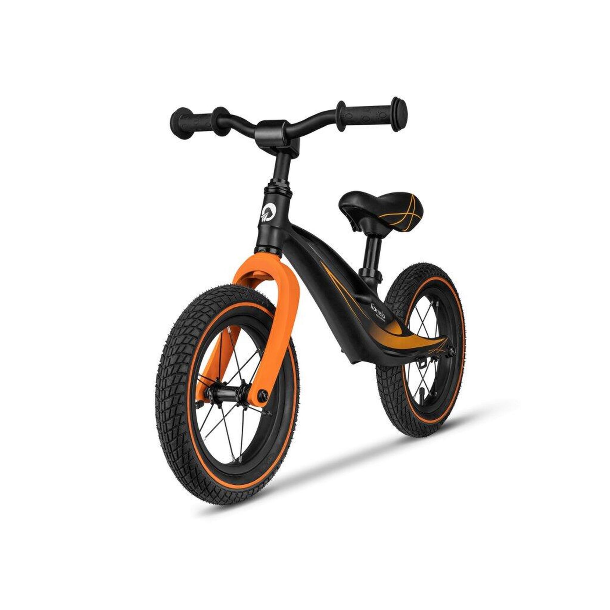 Rowerek biegowy dzieciecy Lionelo Bart Air Sporty Czarny