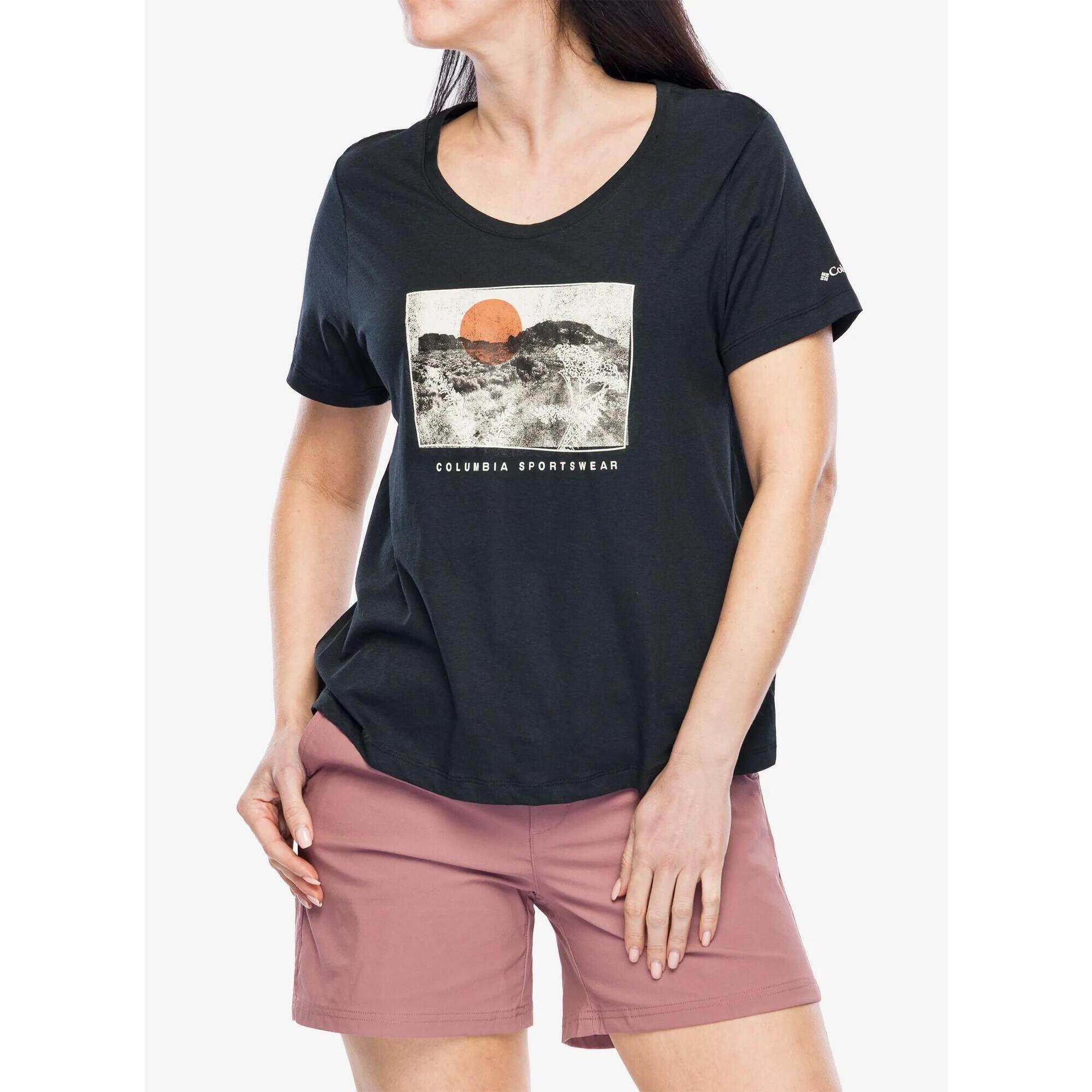 Koszulka z nadrukiem damska Columbia Ruby Springs Graphic Scoop Neck S/S
