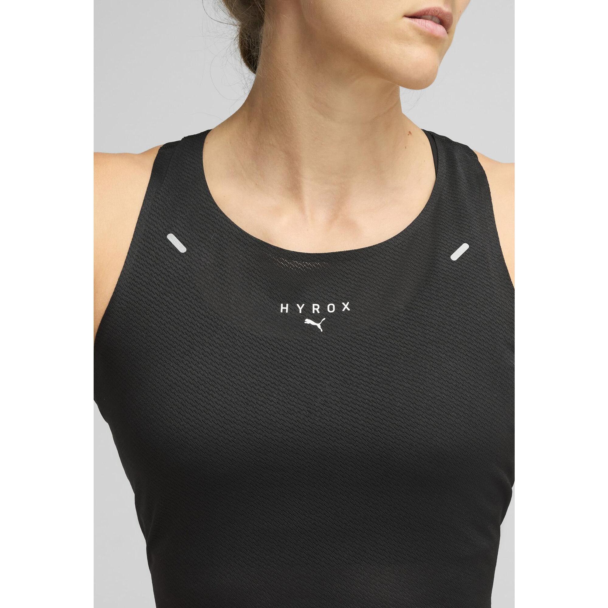 Damski skrócony top bez rękawów PUMA x HYROX ULTRASPUN PUMA Black