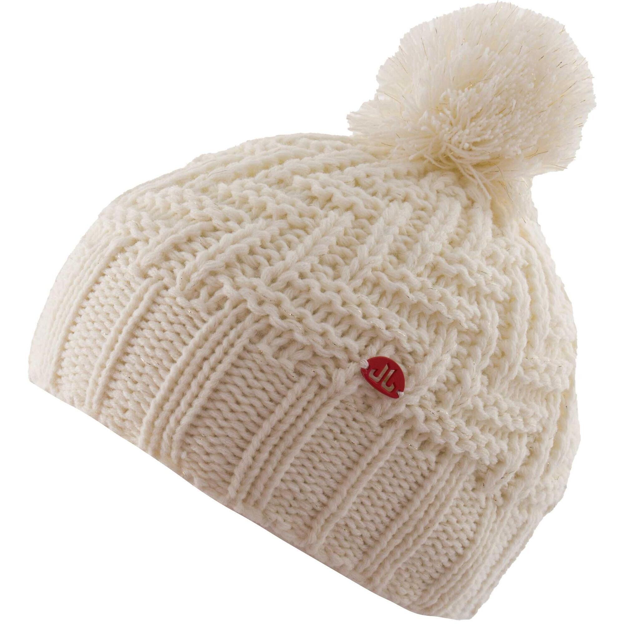 Zimowy kapelusz dla dzieci Zigzag biały 3-6 lat